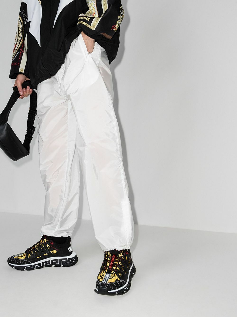 Versace o1y0425 Logo Low-Top Sneakers in Multicolor Size US 9 / EU 42 - 3 Thumbnail