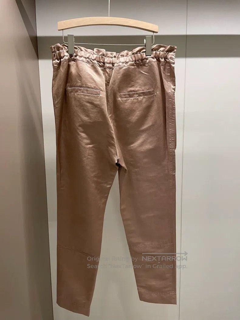 Brunello Cucinelli Brunello Cucinelli Light Pink Linen Cotton Trousers Size US 30 / EU 46 - 2 Thumbnail
