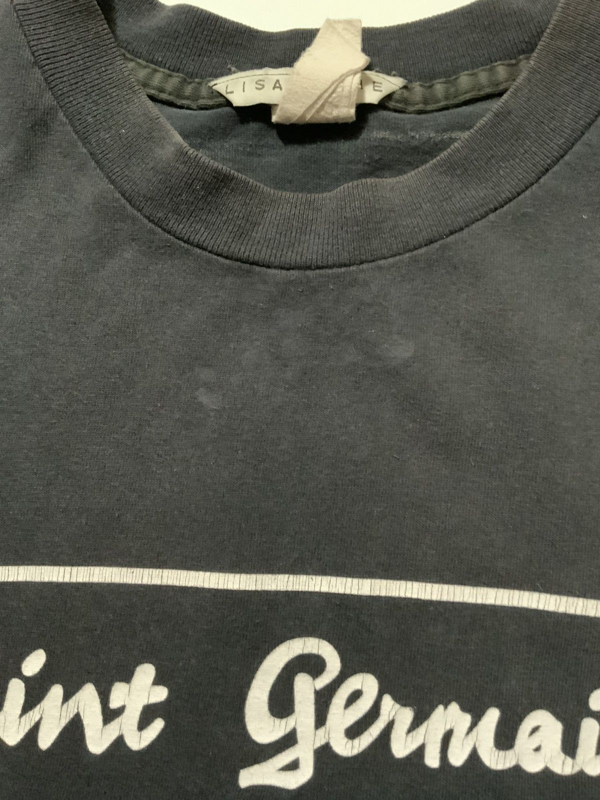 Vintage Vintage 90s Lisa Deane Saint Germain Faded Graphic T-Shirt Size US L / EU 52-54 / 3 - 9 Thumbnail