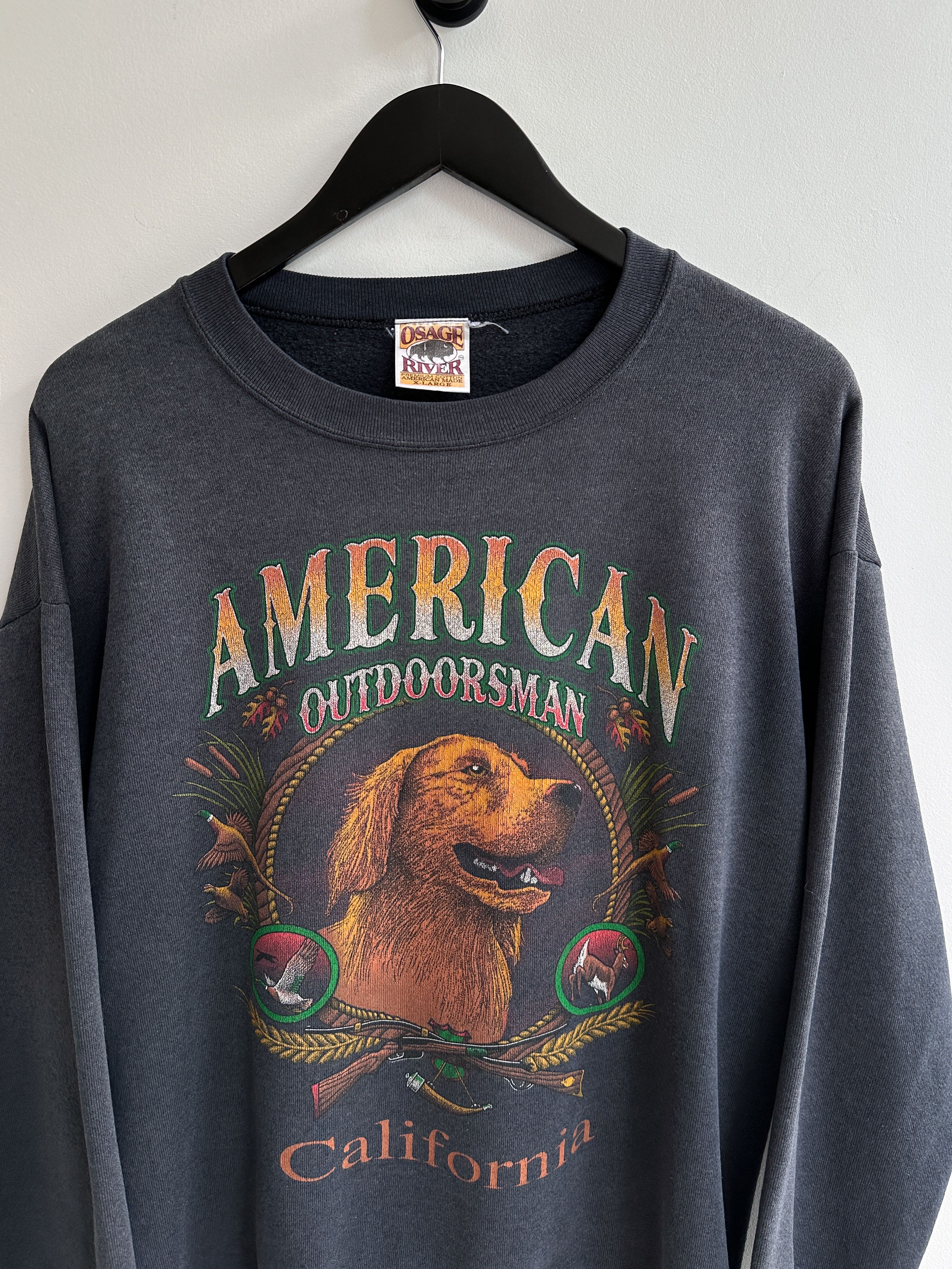 Vintage Vintage American Outdoorsman Sweatshirt Size US L / EU 52-54 / 3 - 2 Thumbnail