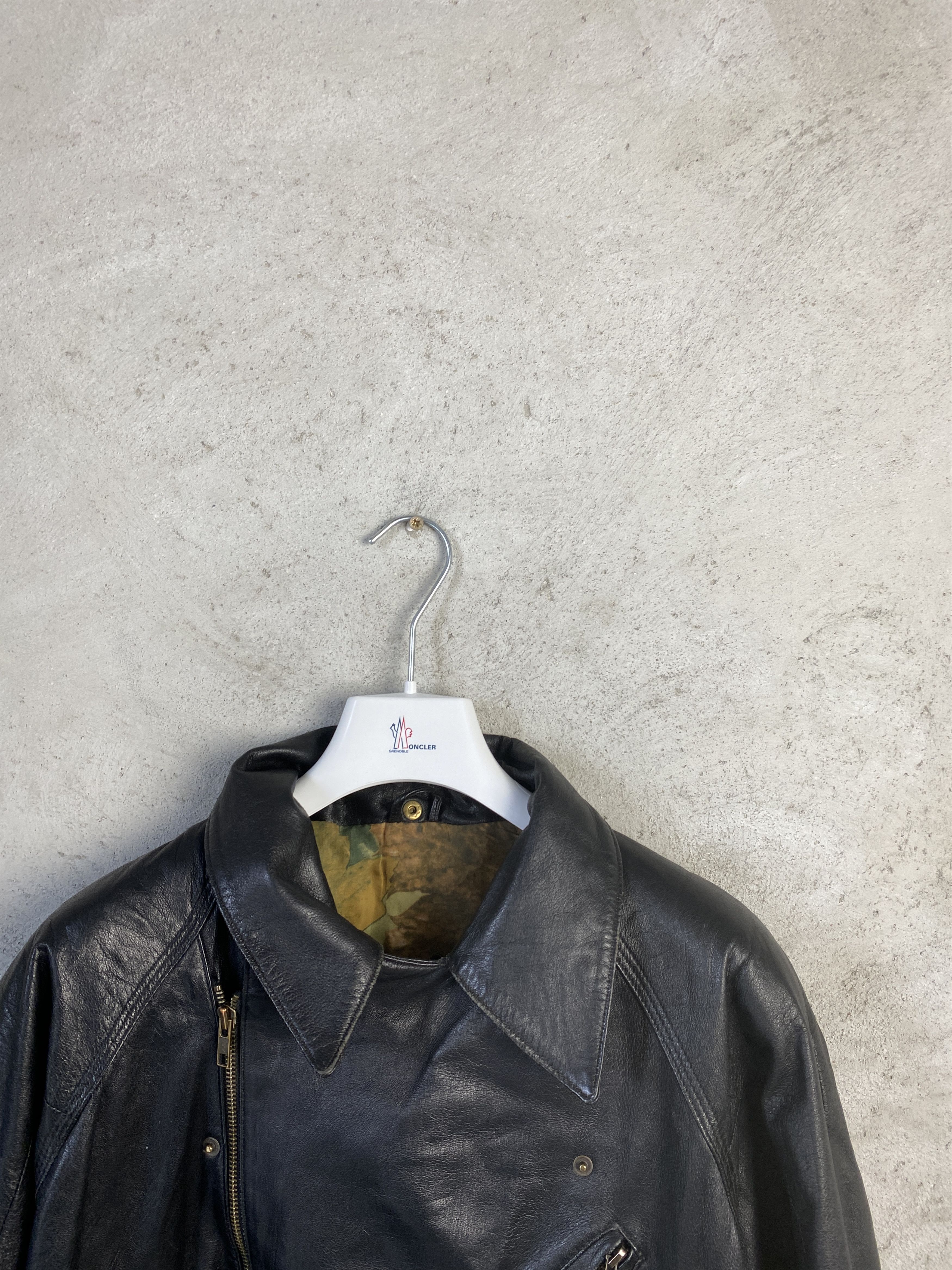 Genuine Leather Vintage real leather moto biket jacket avant garde Size US S / EU 44-46 / 1 - 2 Thumbnail