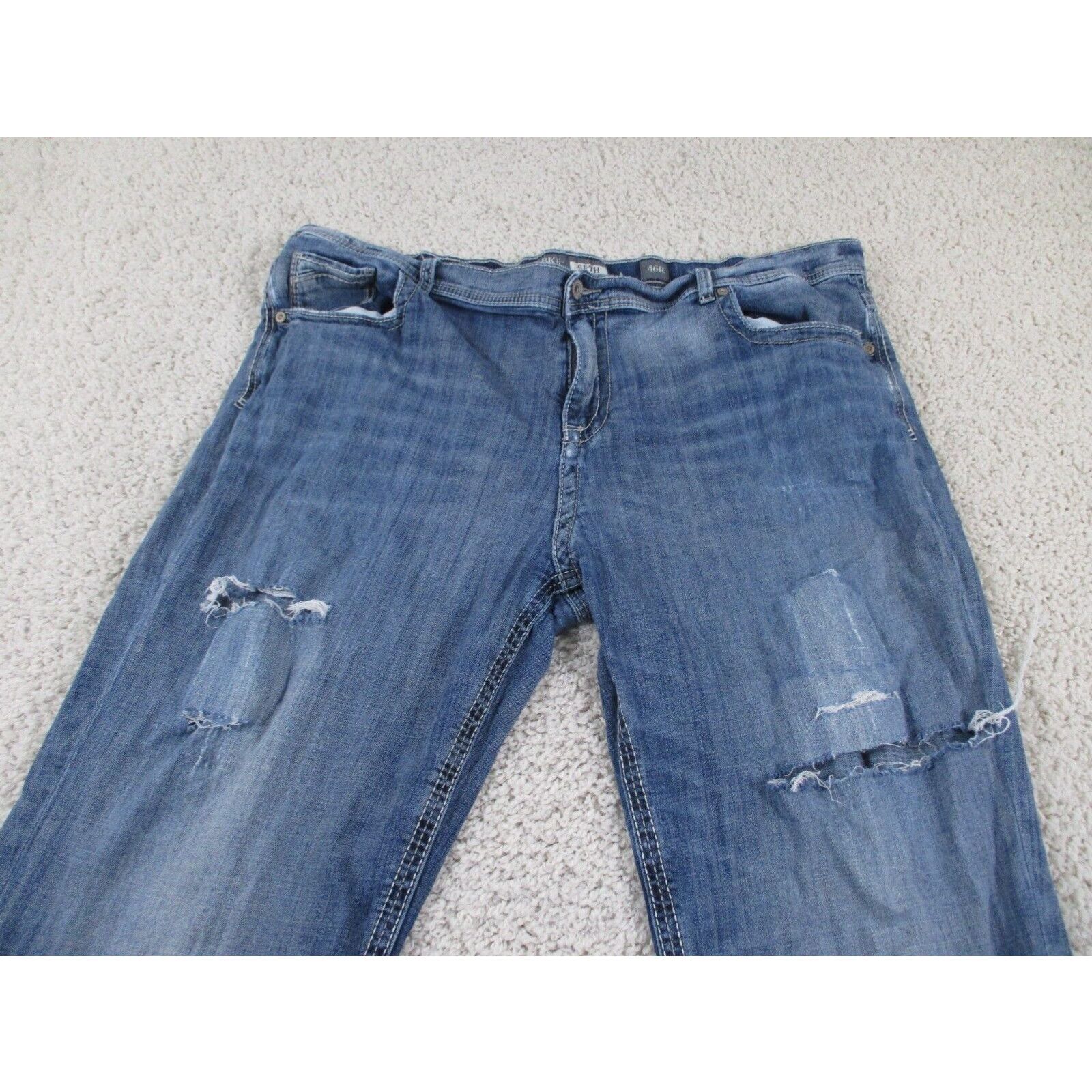 Buckle BKE Jeans Mens 46 Blue Denim Logo Seth Cotton Blend Buckle ...