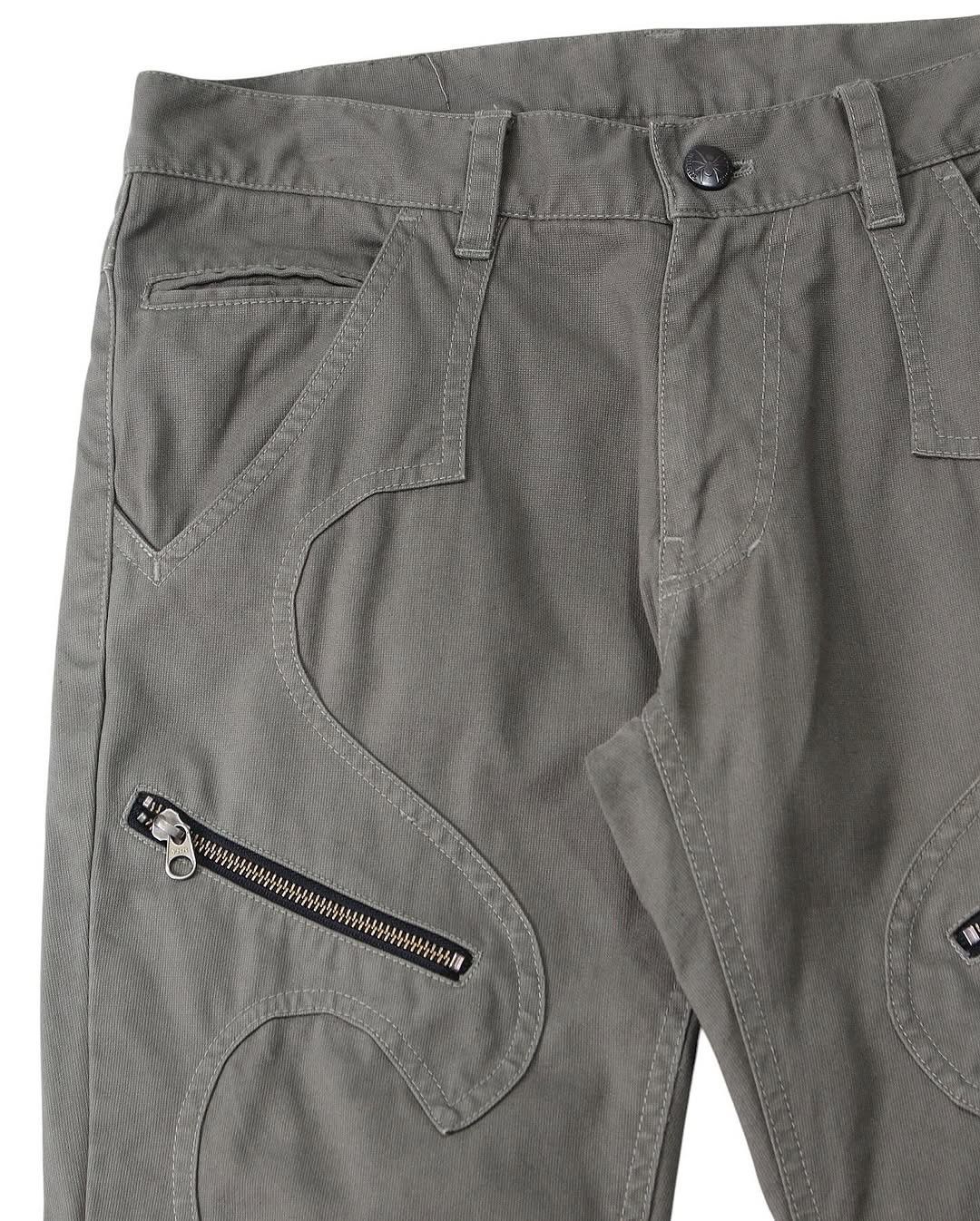 If Six Was Nine 2000S CUSTOM CULTURE JAPAN FLARED PANTS Size US 30 / EU 46 - 4 Thumbnail
