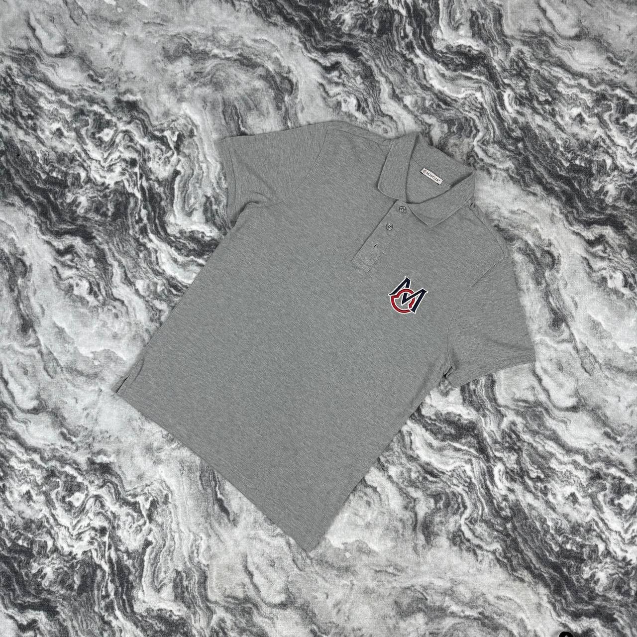 Moncler Moncler Maglia Polo Manica Corta Shirt Men Size S Gray Size US S / EU 44-46 / 1 - 1 Thumbnail
