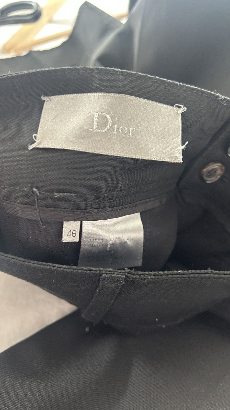 Dior AW04 ‘Victim of The Crime’ Double Zip Pants Size US 30 / EU 46 - 8 Thumbnail