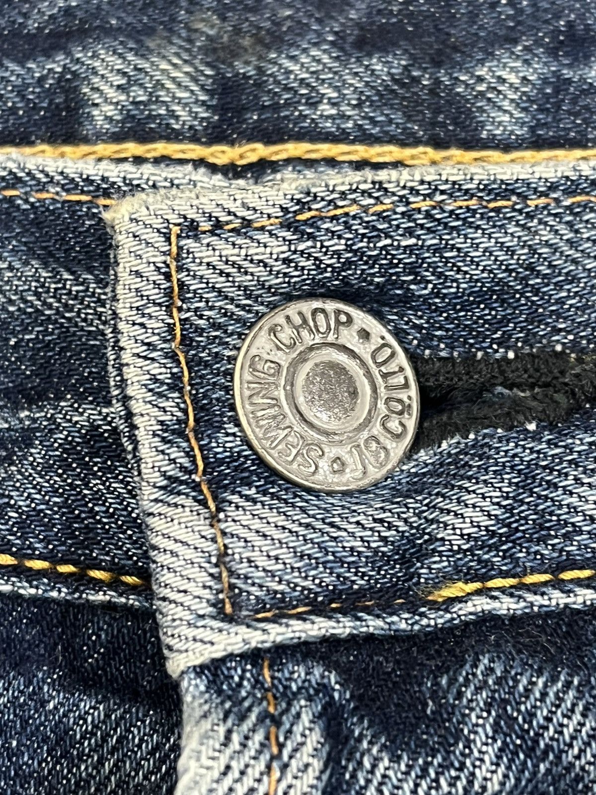 Japanese Brand Vintage Sewing Chop Clinic Selvedge Shorts Denim Size US 33 - 5 Thumbnail