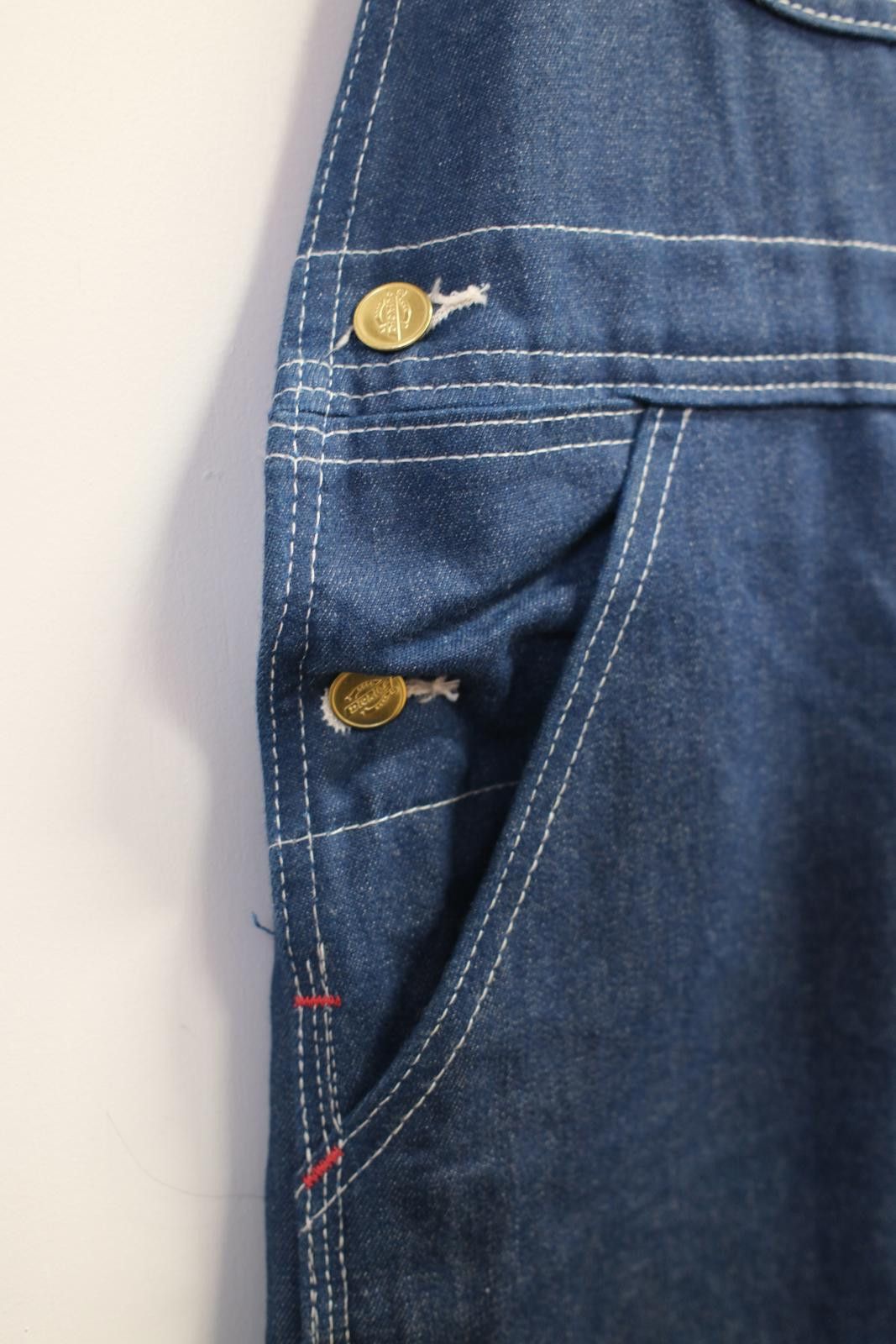 Dickies 90's Dickies Dark Denim Overalls Straight-Leg Jeans Size ONE SIZE - 4 Thumbnail