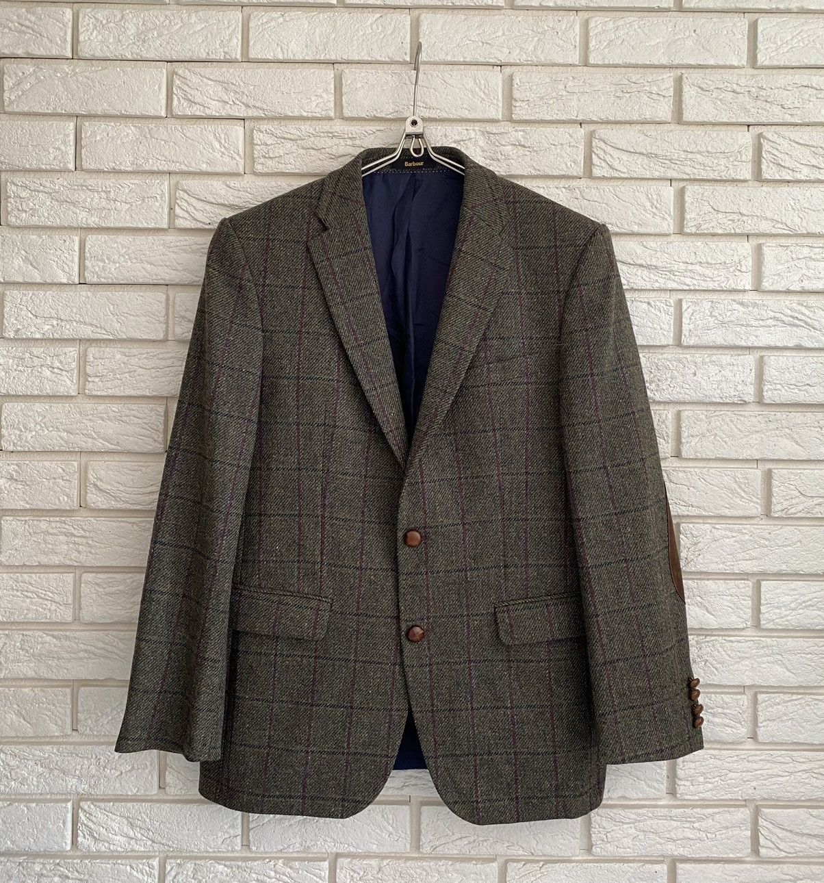 Barbour Tweed Vintage Vintage Barbour Wool Blazer Jacket Harris Tweed Style Grailed