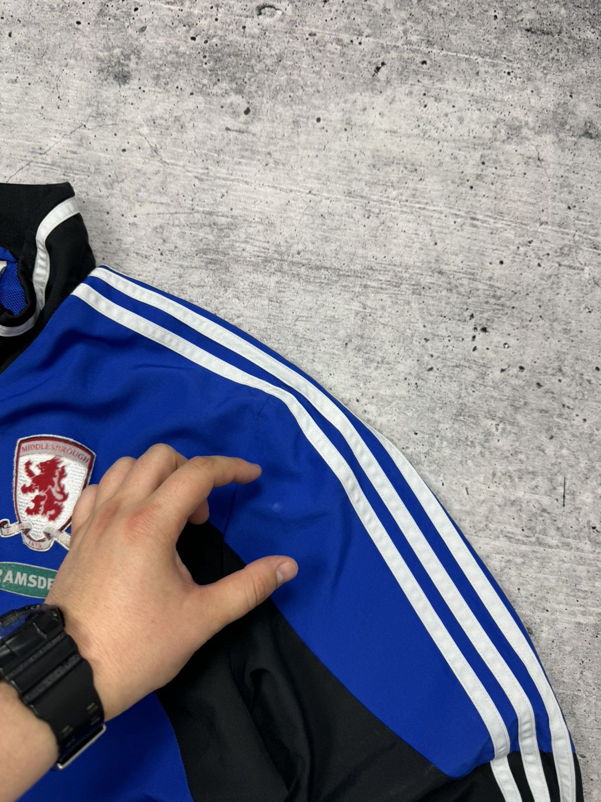 Adidas Vintage Adidas Middlesbrough Soccer Football Fun Top Jacket Size US S / EU 44-46 / 1 - 7 Thumbnail