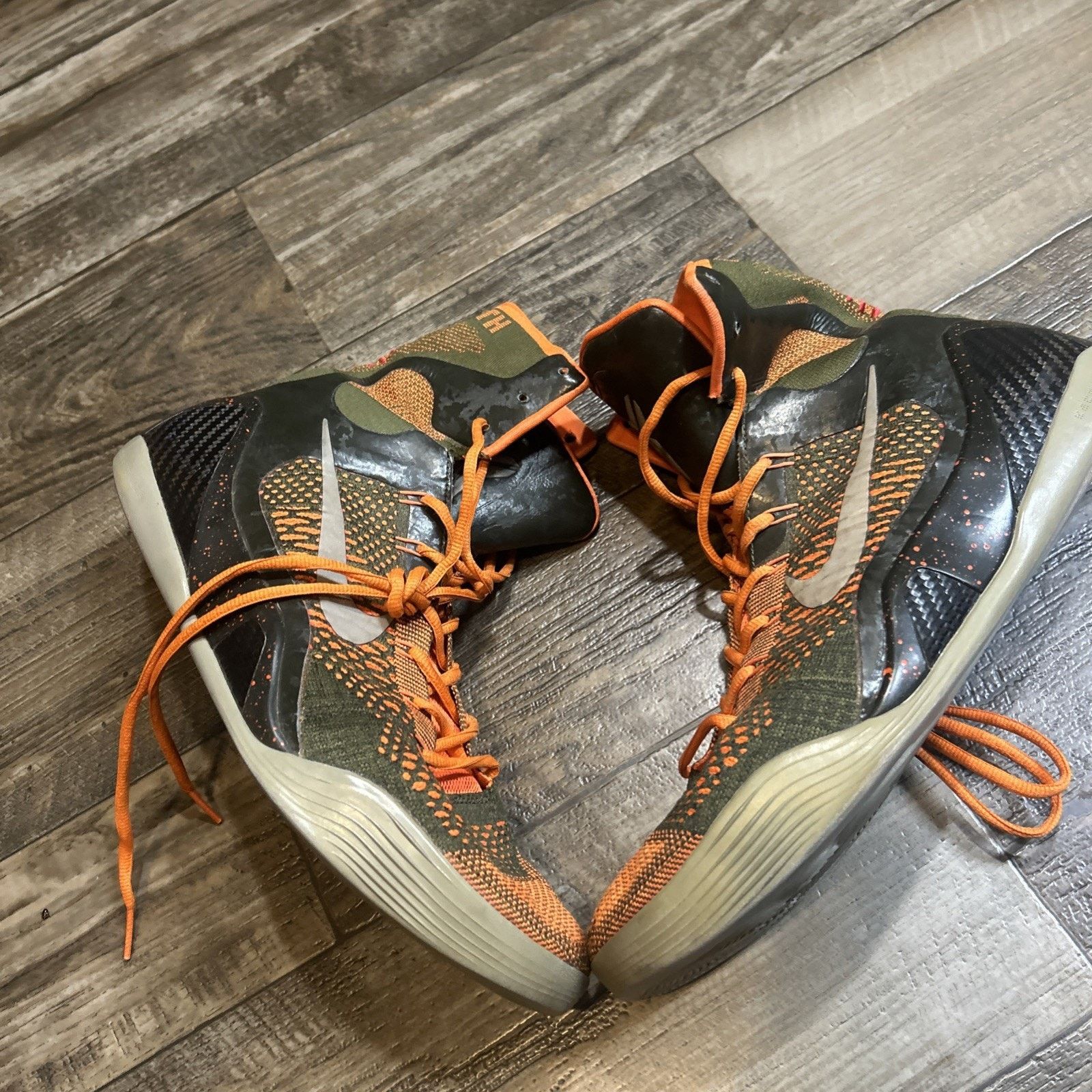 Nike Nike Kobe 9 Elite High 2014 Mamba Sneakers Sequoia Size 13 Size US 13 / EU 46 - 2 Thumbnail