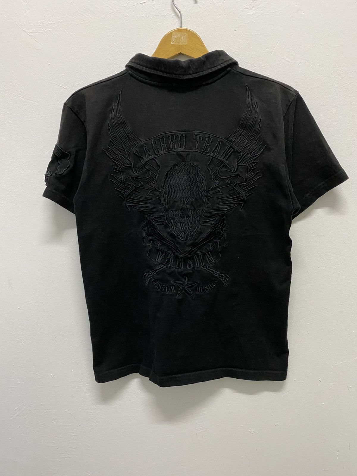 Japanese Brand × Vanson Leathers × Vintage 🔥Vintage Vanson Big Skull Logo Size US M / EU 48-50 / 2 - 12 Thumbnail