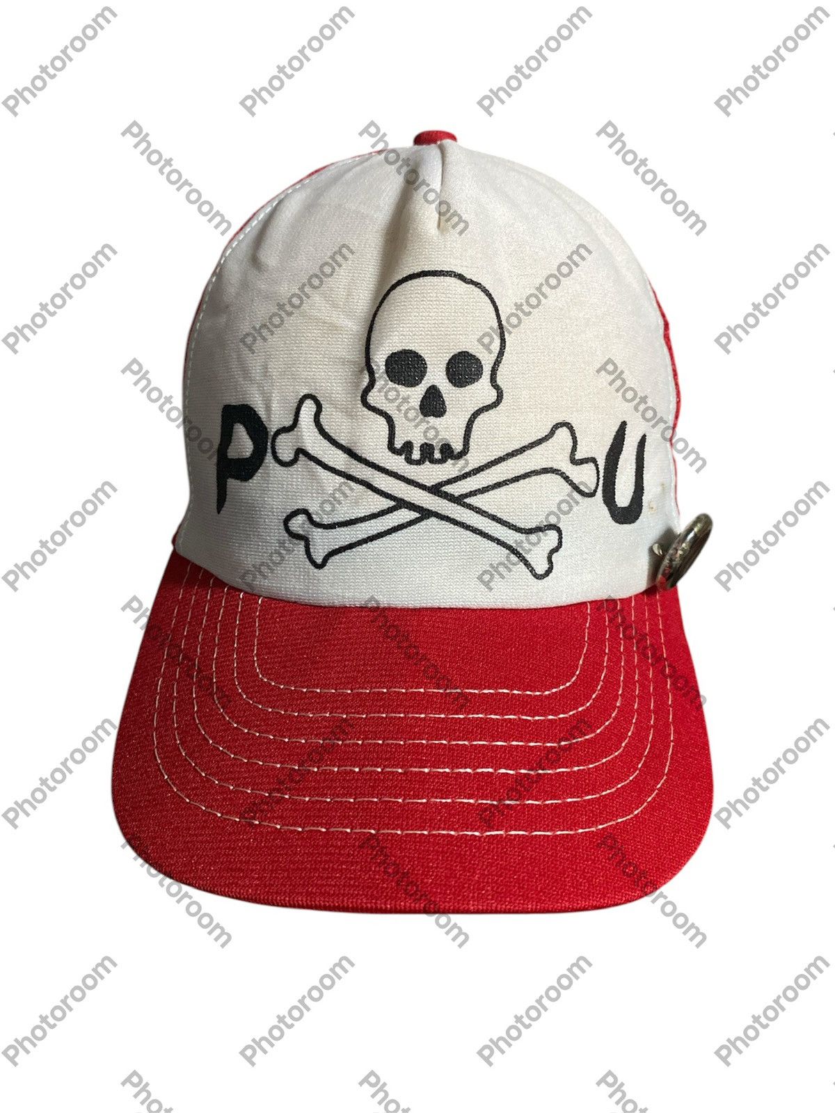 Vintage Vintage Truckers Skull Cross Bones Made In USA Size ONE SIZE - 1 Thumbnail