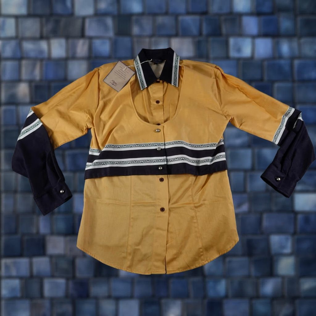 Roper VINTAGE Roper Shirt Womens Small Yellow Western Show Rodeo Cowgirl Horse Ranch Shirts Women Small Yellow Western Show Rodeo Cowgirl Size S / US 4 / IT 40 - 1 Thumbnail