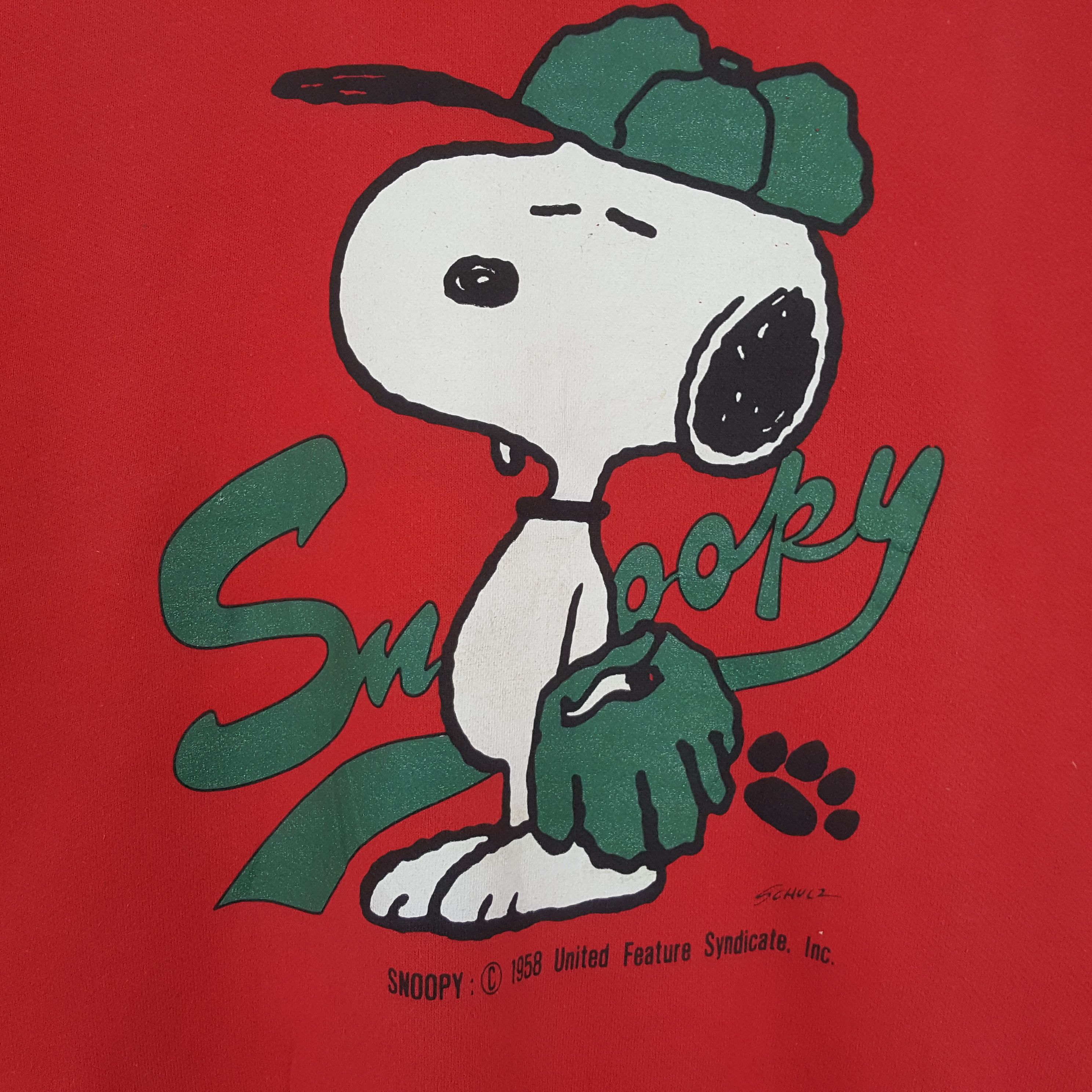 Peanuts × Vintage Vintage SNOOPY PEANUTS American Cartoon Sweatshirt Size US M / EU 48-50 / 2 - 2 Thumbnail