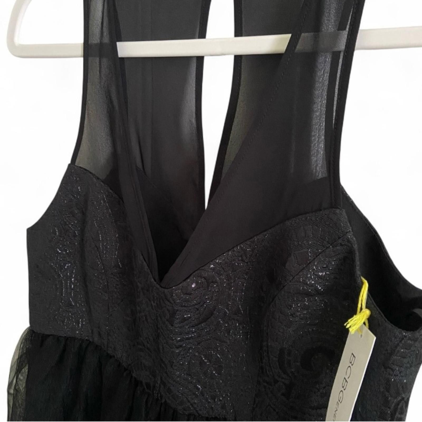 BCBGeneration BCBGeneration Black Tulle Sleeveless Dress Mesh Womens Sz 4 Size S / US 4 / IT 40 - 2 Thumbnail