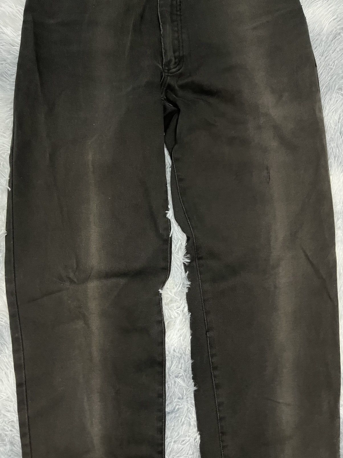 Saint Laurent Paris Vintage Saint Laurent Paris Black Sun Faded Pants Size US 30 / EU 46 - 5 Thumbnail