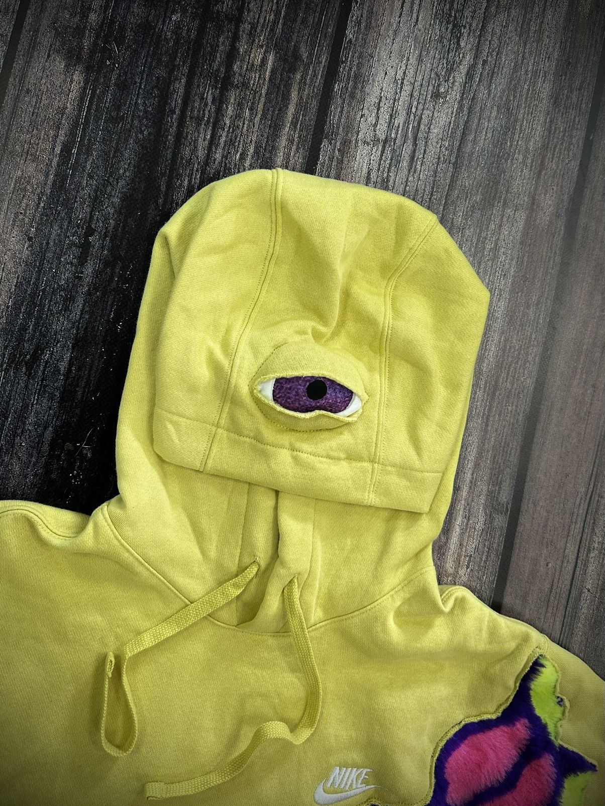 Nike Nike Custom Hoodie Vintage 90s Y2K Reworked Size US S / EU 44-46 / 1 - 4 Thumbnail