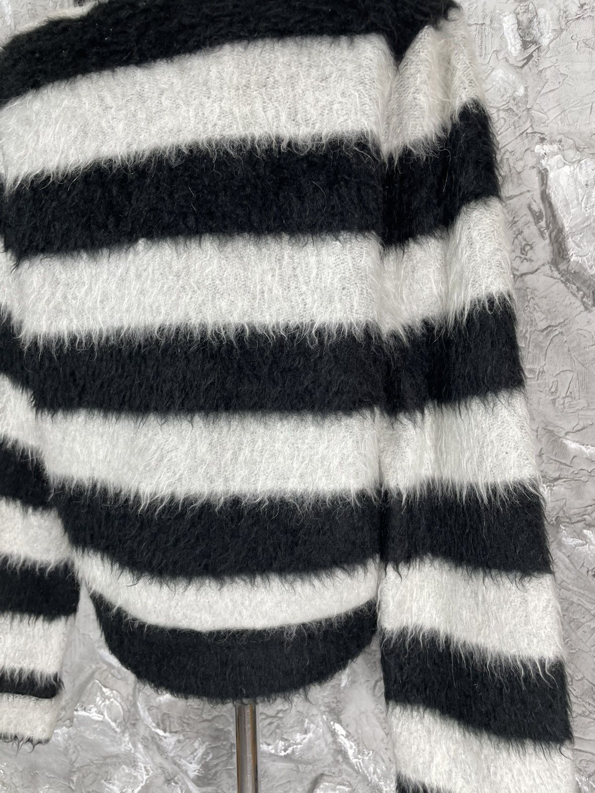 N21 N21 Striped Mohair Sweater RRP$500 Watanabe Yohji Marni Vibe Size US S / EU 44-46 / 1 - 10 Thumbnail