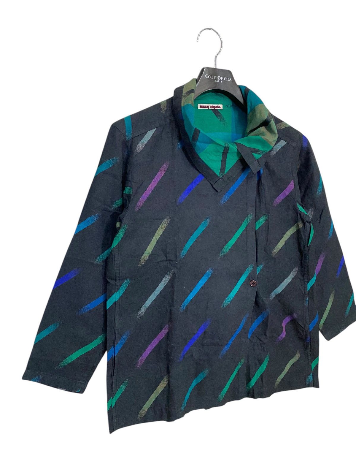 Designer × Issey Miyake × Vintage Vintage 80s ISSEY MIYAKE SHIRT JAPANASE STYLE Size US M / EU 48-50 / 2 - 3 Thumbnail