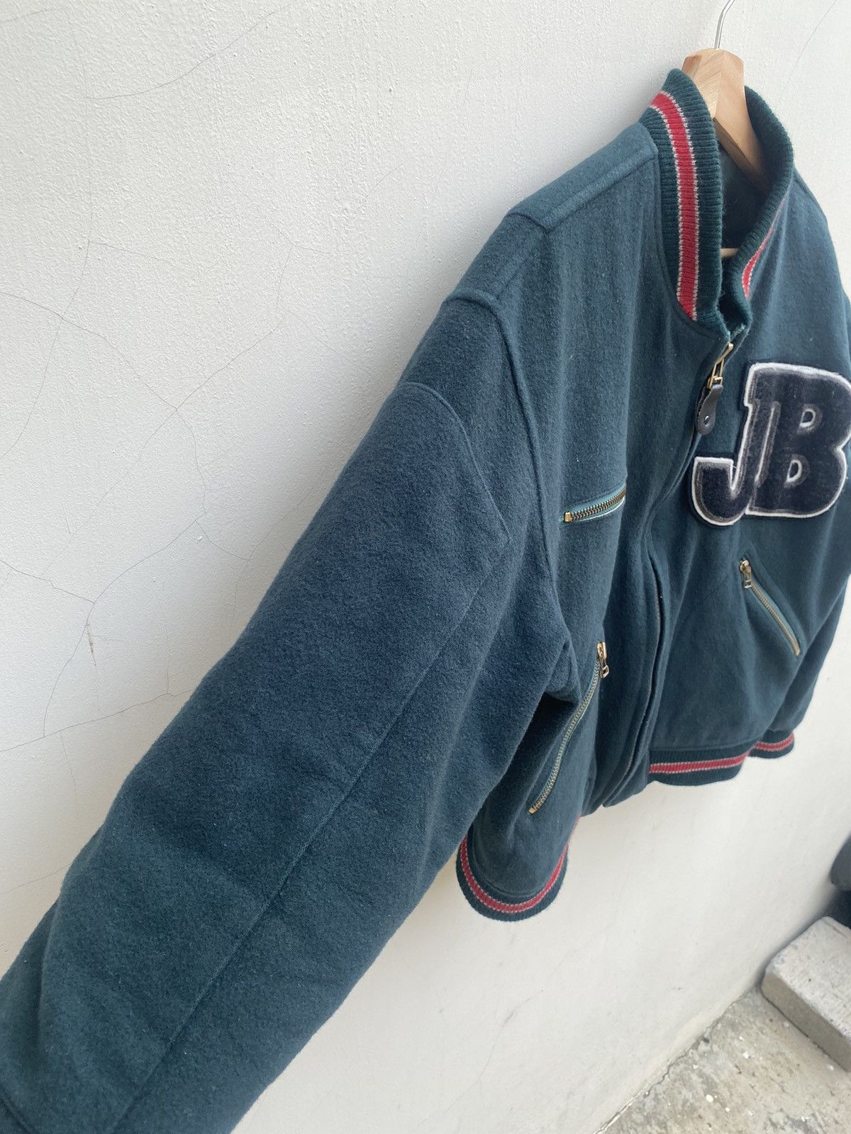BUFFALO BOBS 1980s Just Bigi - Wol Boxy Varsity Jacket Size US M / EU 48-50 / 2 - 3 Thumbnail