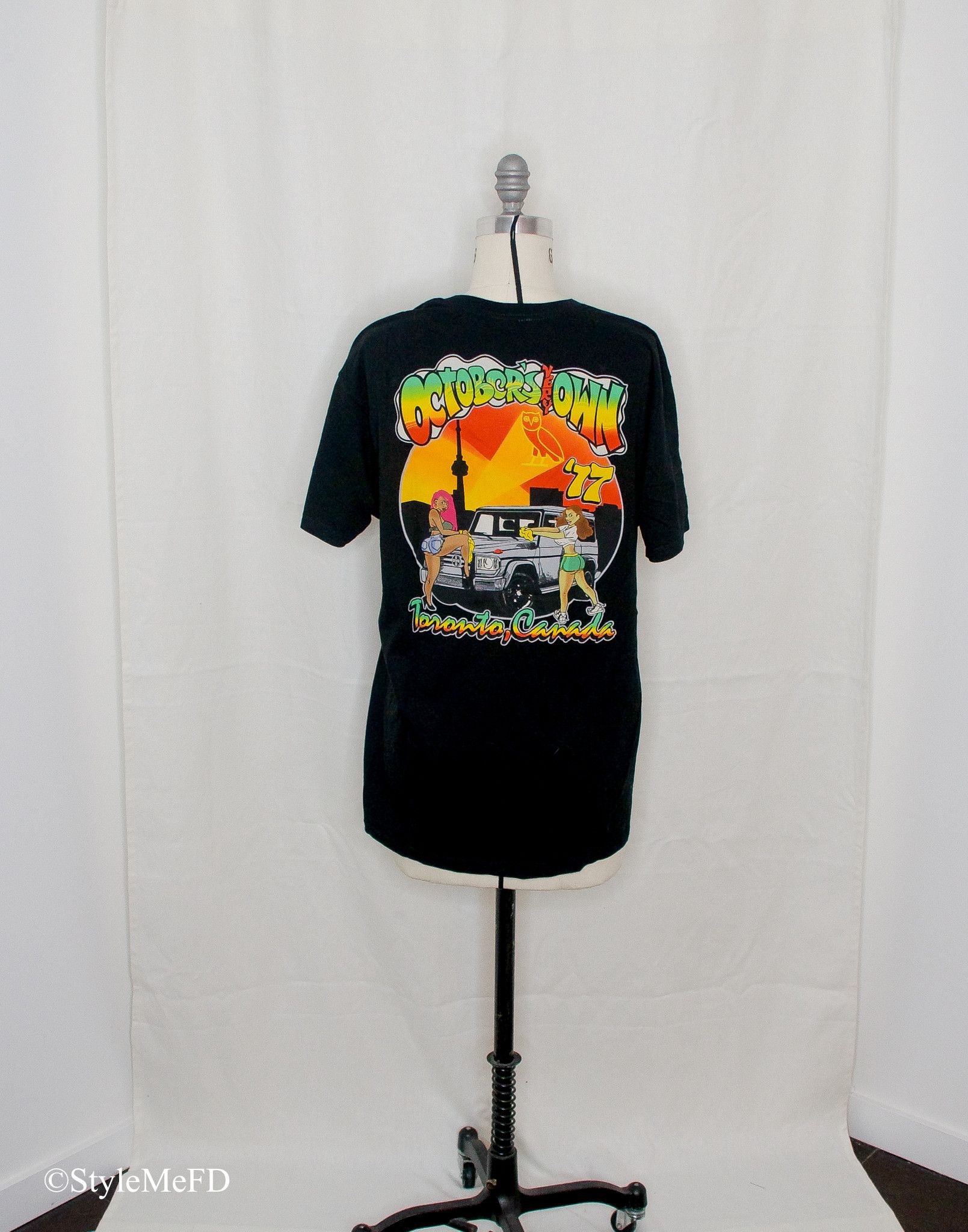 October's Very Own Men's OVO "2017 Caribana" Black & Multi T-Shirt Size US L / EU 52-54 / 3 - 1 Thumbnail