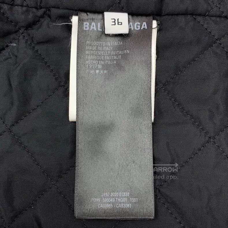 Balenciaga Balenciaga Black Logo Teddy zip-up jacket Size XS / US 0-2 / IT 36-38 - 6 Thumbnail