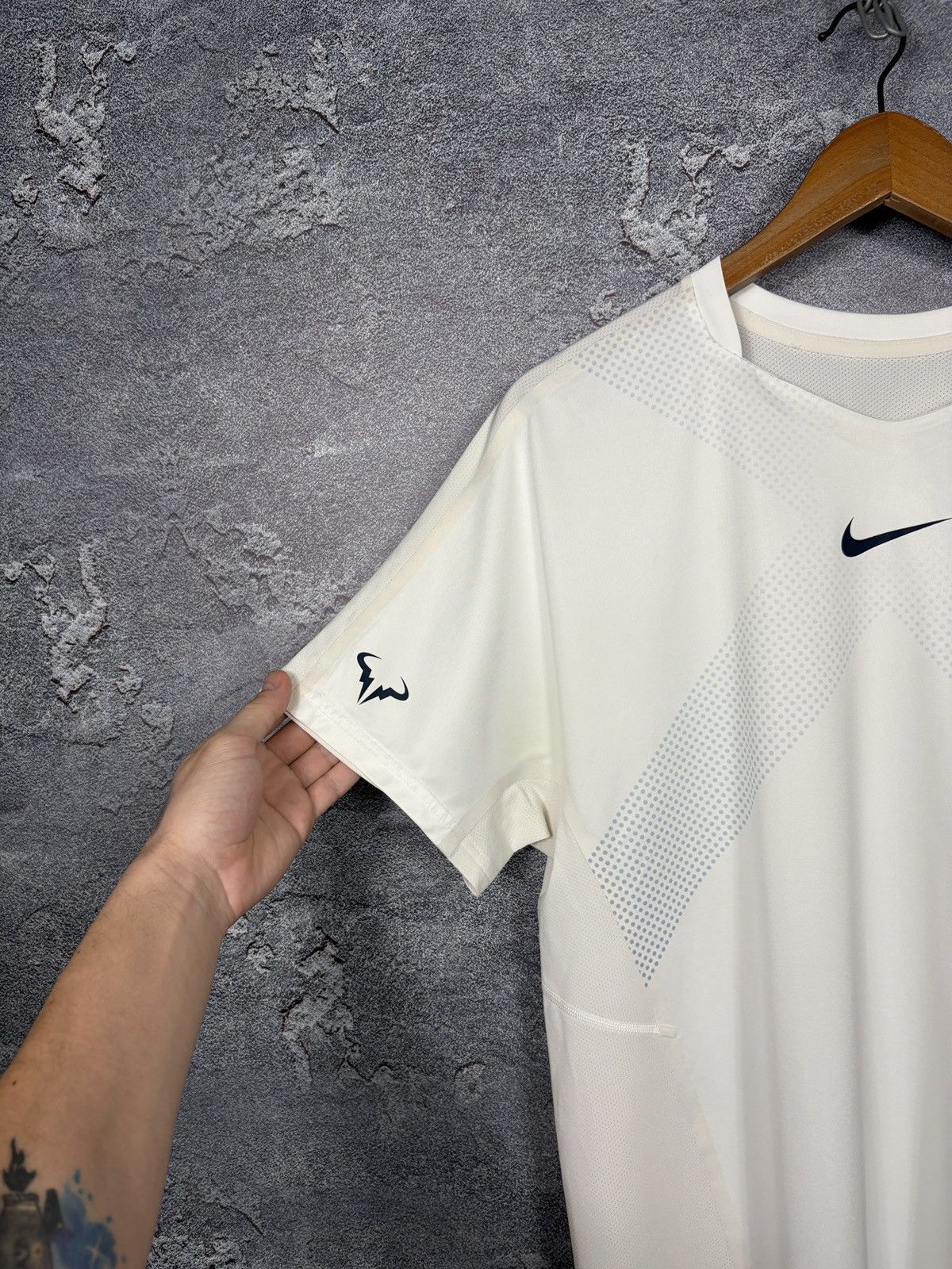 Nike Vintage 2013 Us Open Nike Rafa Nadal T-shirt Jersey Size US L / EU 52-54 / 3 - 4 Thumbnail