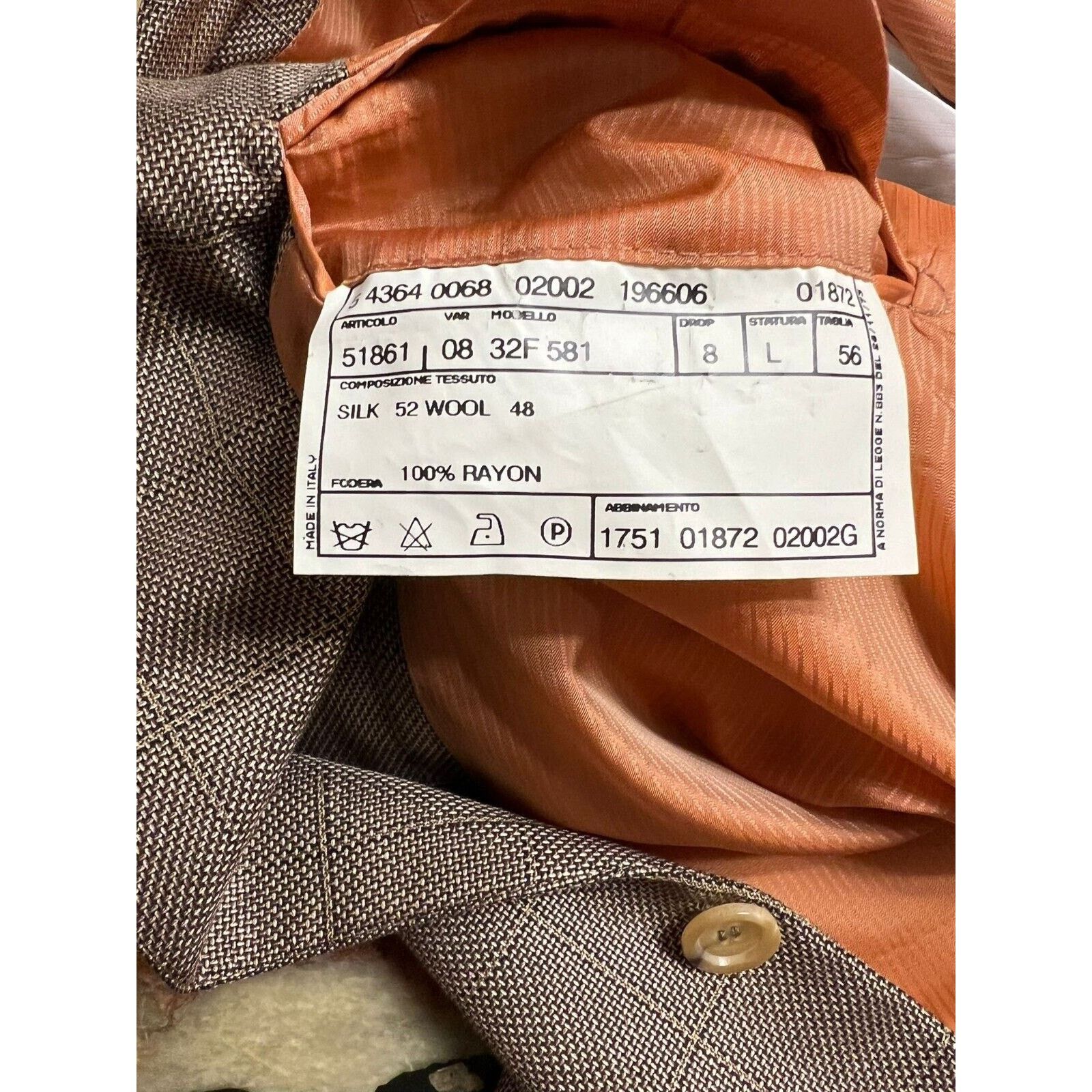 Pal Zileri Pal Zileri 46R US/56R EU Blazer Jacket Size 46R - 4 Thumbnail