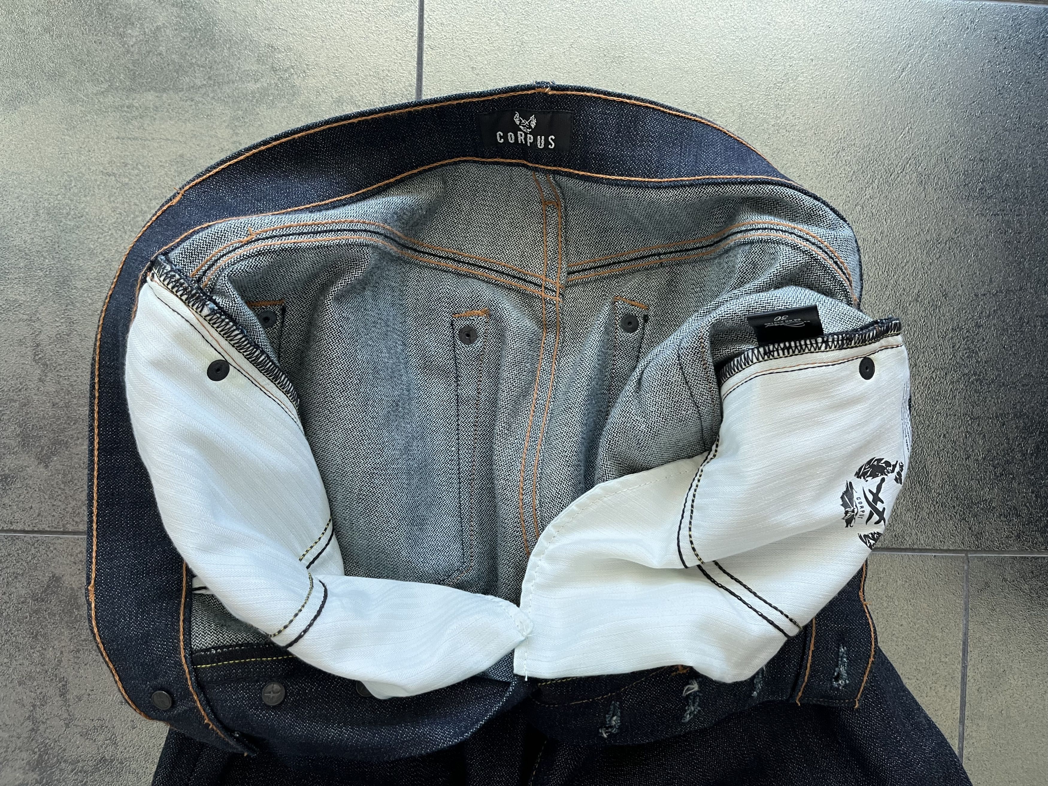 Corpus Corpus Stick Skinny Dark Denim (30") Size US 30 / EU 46 - 6 Thumbnail