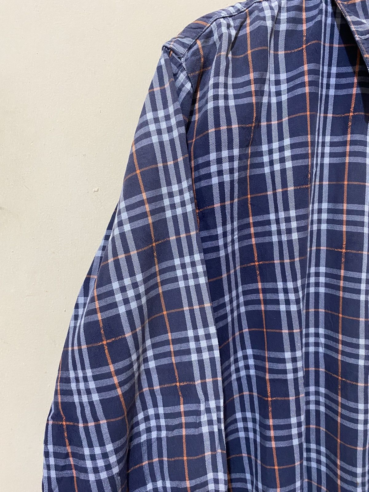 Burberry Vintage Burberrys Nova Check Button Shirt Size L / US 10 / IT 46 - 5 Thumbnail