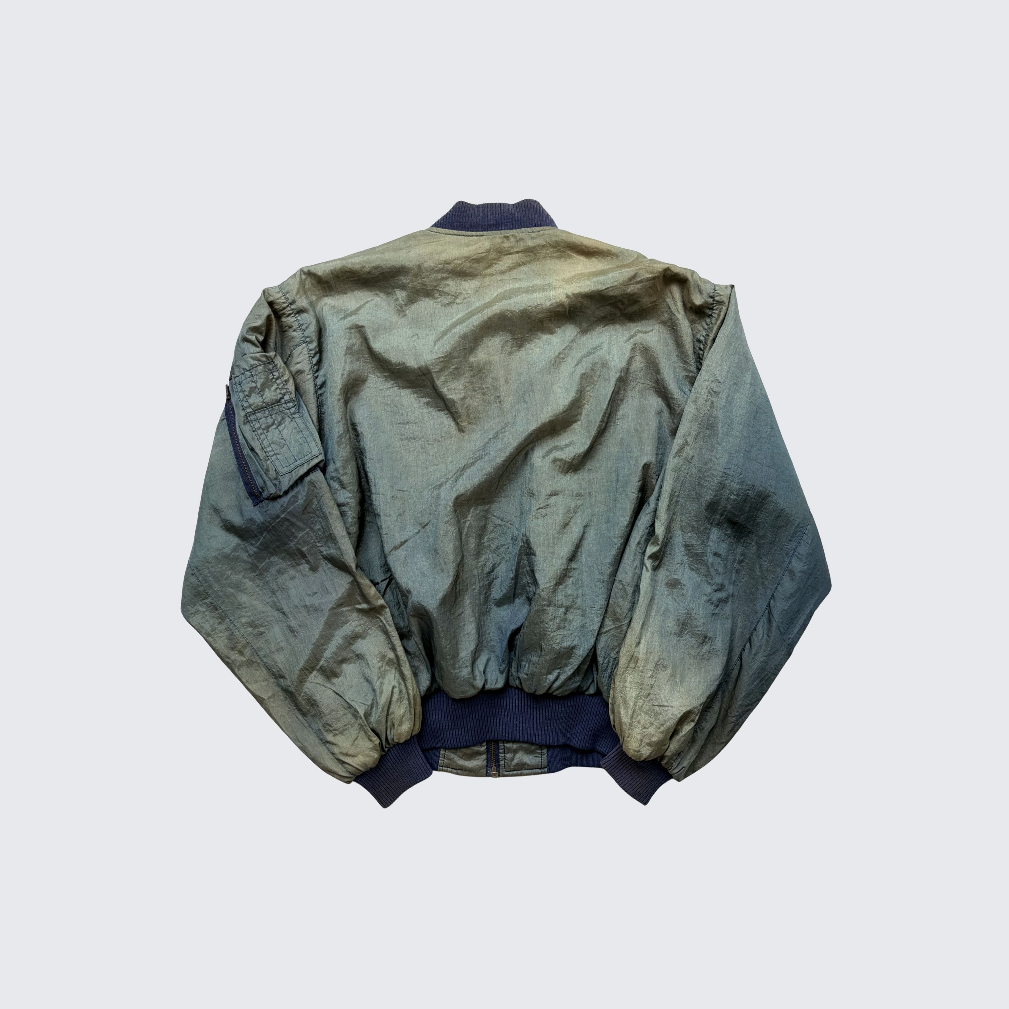 Vintage Vtg Tokyo Racecourse 1990 Japan Cup 10th MA-1 Flight Jacket Size US L / EU 52-54 / 3 - 5 Thumbnail