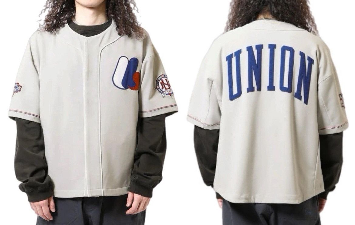 Union LA UNION LA⚡️Size 3/Large sewn on patch oversize baseball jersey Size US L / EU 52-54 / 3 - 1 Thumbnail