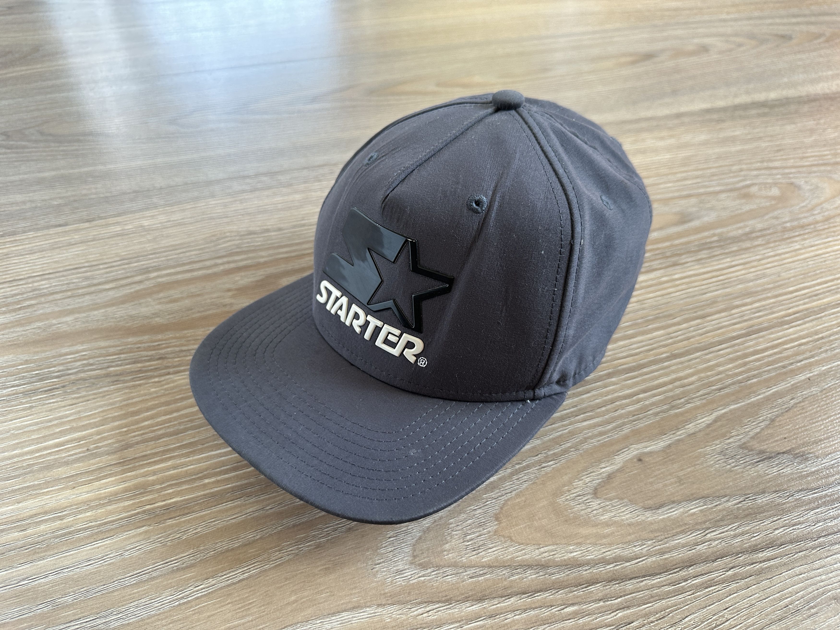 Starter × Vintage Starter Big Logo Grey Snapback Hat Size ONE SIZE - 2 Thumbnail
