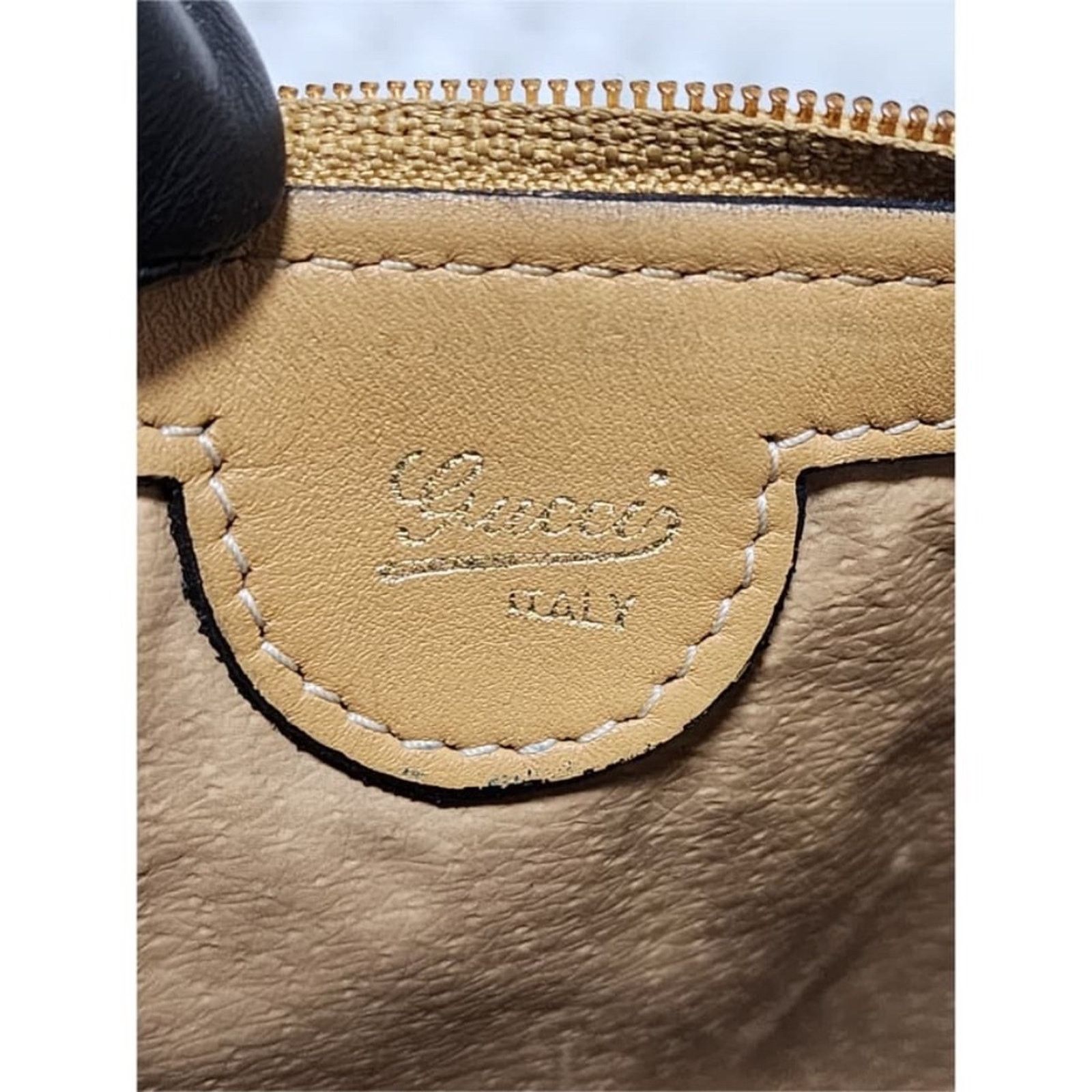 Gucci GUCCI Vintage Canvas Leather Boston GG Monogram Satchel BagB Size ONE SIZE - 2 Thumbnail