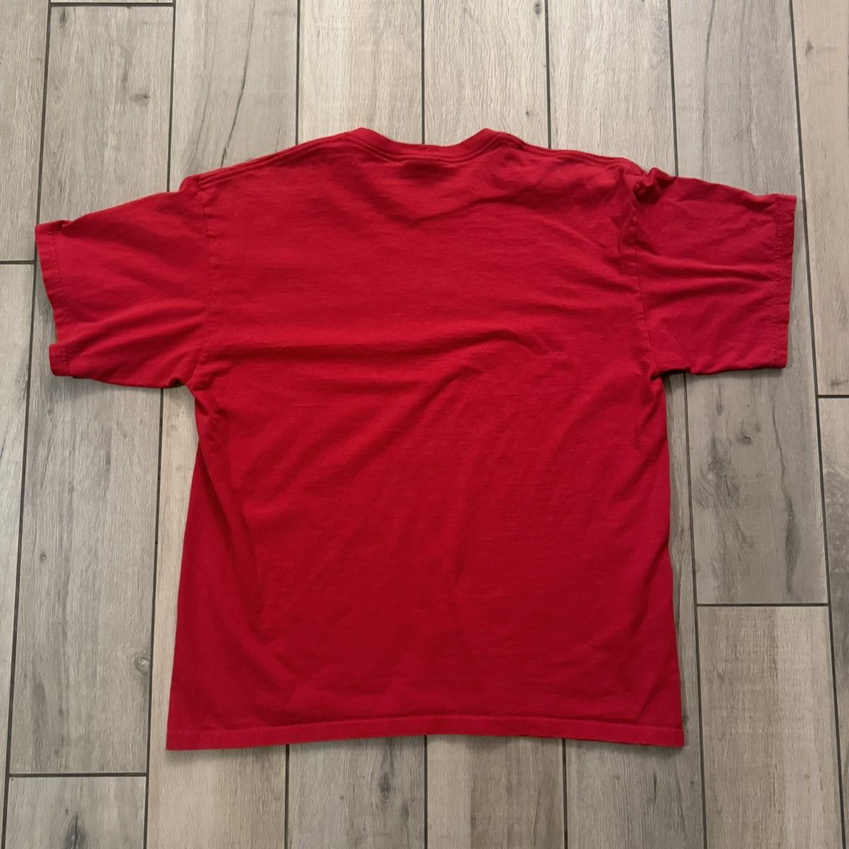 JNCO × Nike × Stussy Vintage 90s Red And Yellow Nike “Just Do It” Graphic Tee L Size US L / EU 52-54 / 3 - 10 Thumbnail