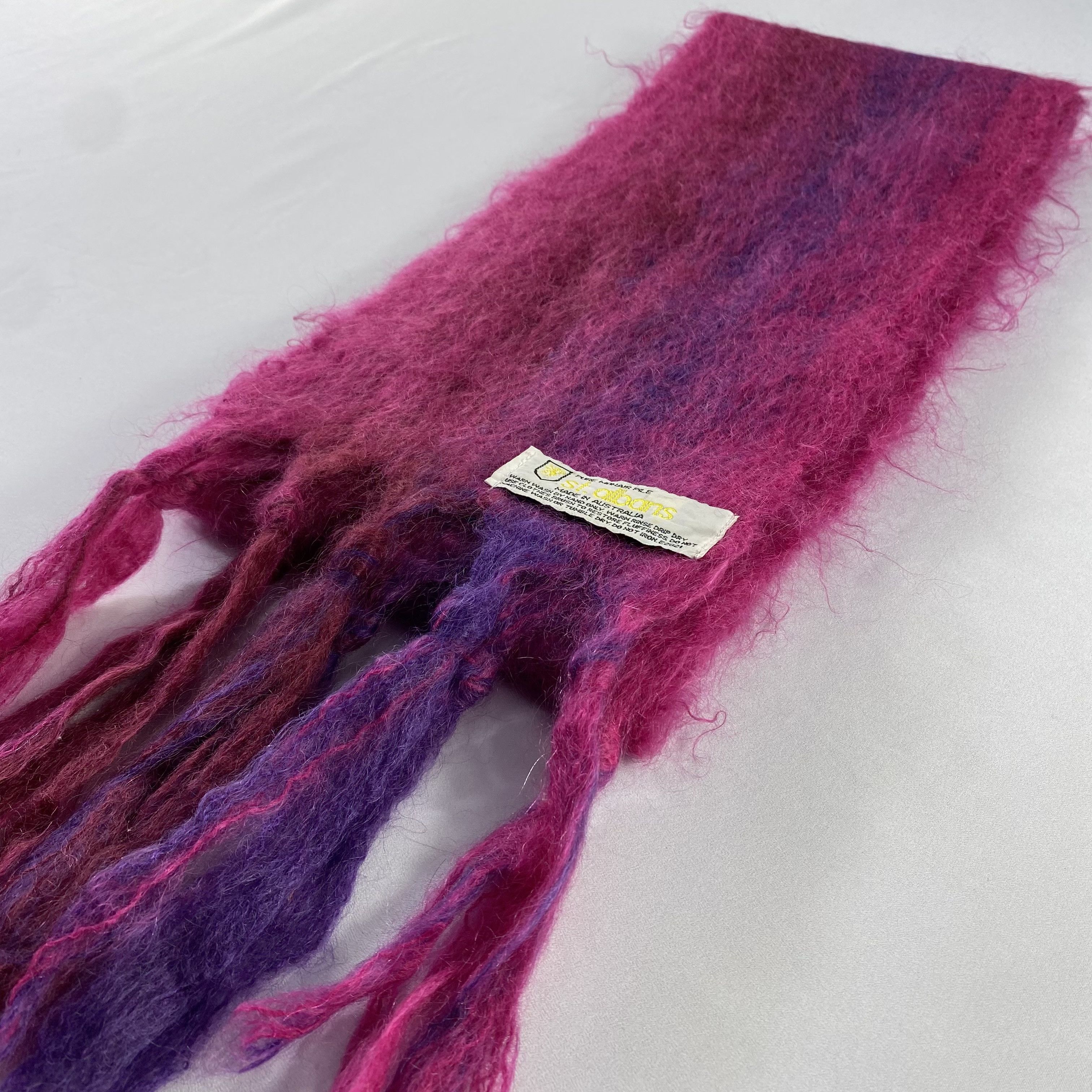Designer St Albans Mohair Scarf / Muffler / Neckwear Size ONE SIZE - 3 Thumbnail