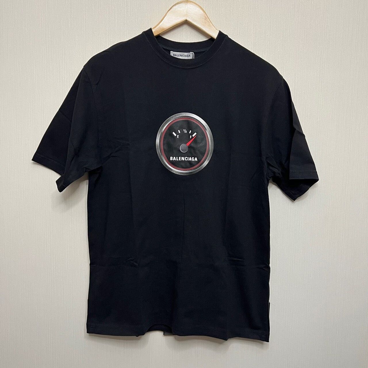 Balenciaga Balenciaga Oil Gauge Short Sleeve Tee Size US S / EU 44-46 / 1 - 1 Thumbnail