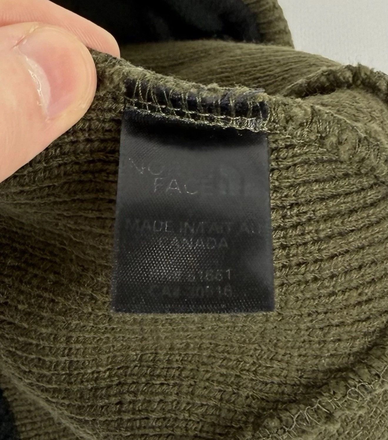 The North Face The North Face Knit Beanie Hat One Size Fleece Inner Khaki Size ONE SIZE - 5 Thumbnail