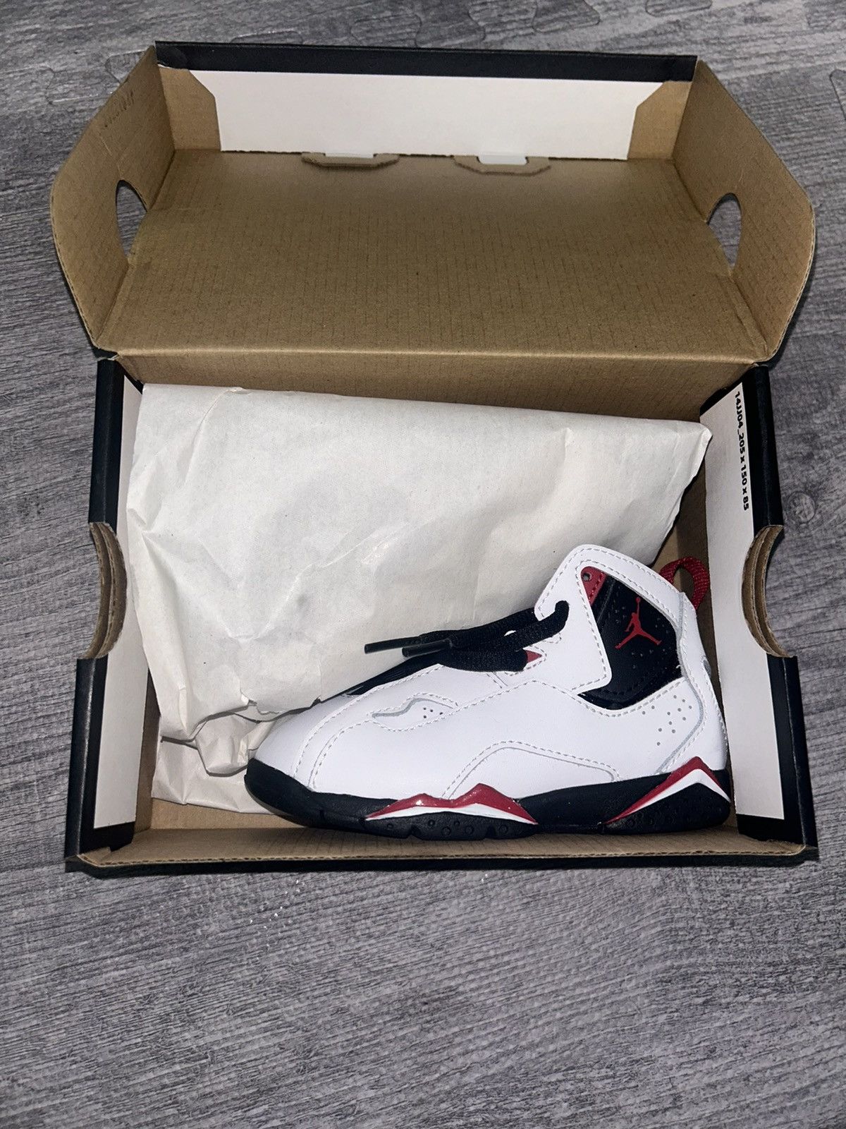 Air Jordan 7 Retro “Cardinal” Size 8C w/ Original Box