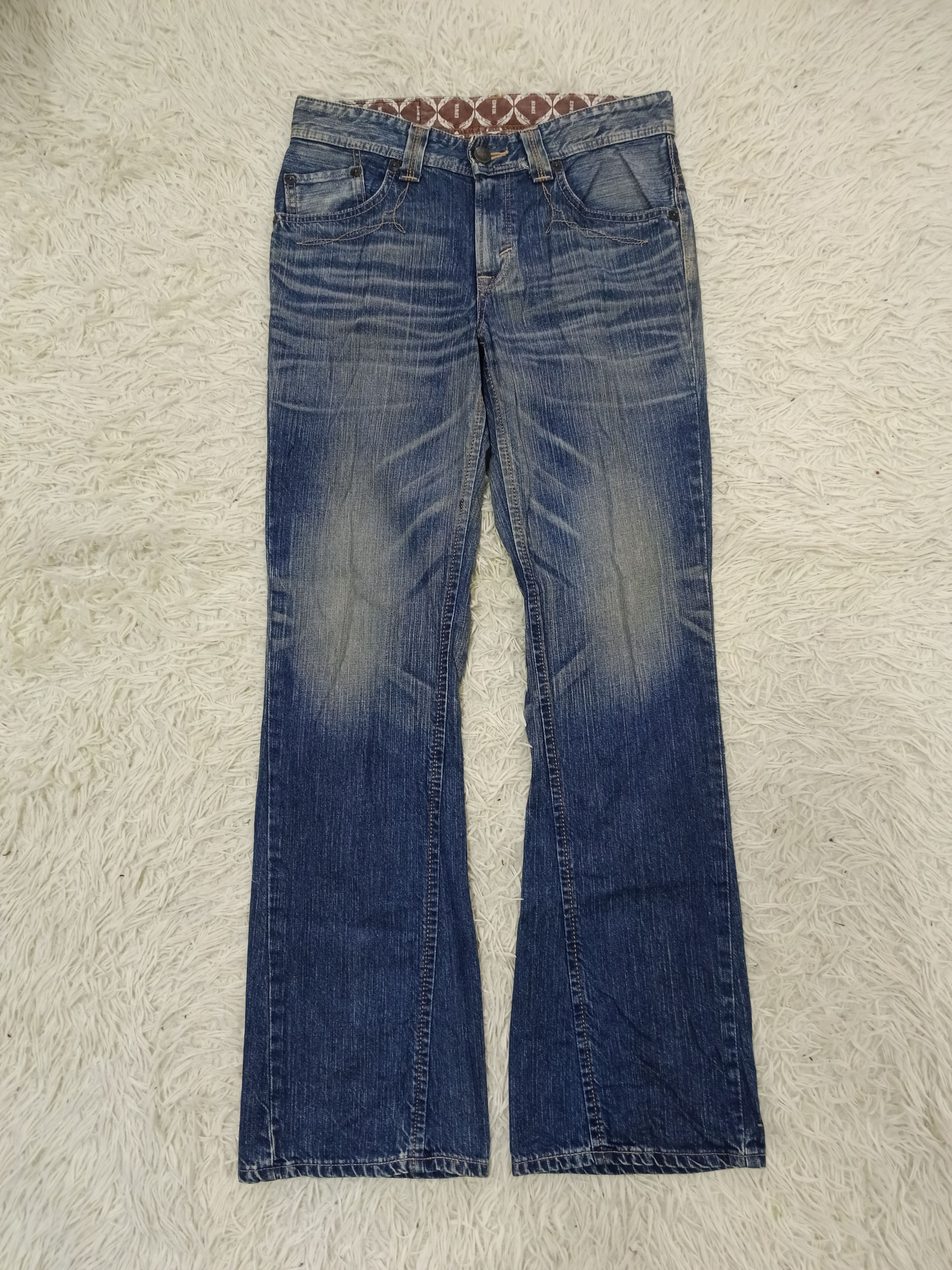 Edwin INSANE🔥90S FLARE EDWIN XV DENIM PANTS Size US 30 / EU 46 - 1 Thumbnail