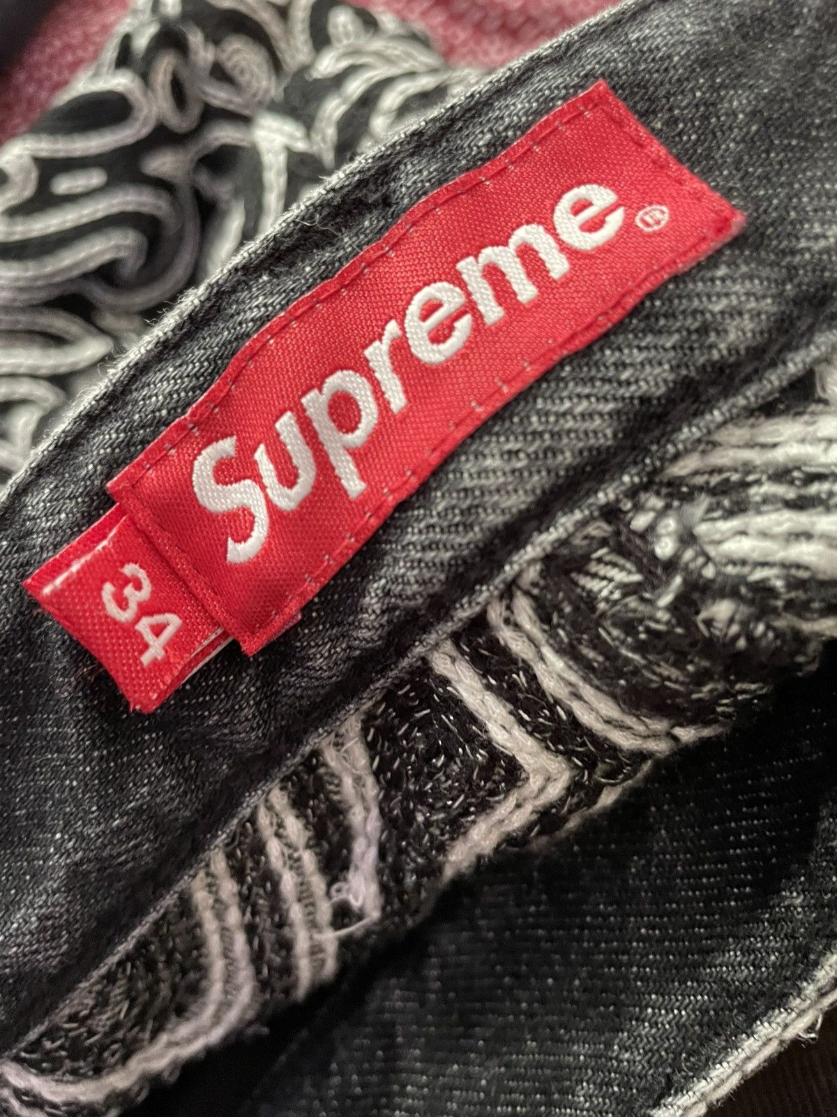 Supreme Chainstitch regular jean Size US 34 / EU 50 - 3 Thumbnail