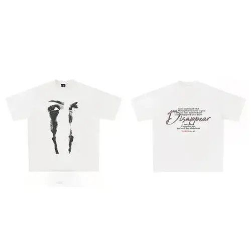 VIBE Misaki x Risa Streetwear Harajuku Cry Printed T-Shirt y2k Size US XXL / EU 58 / 5 - 7 Thumbnail