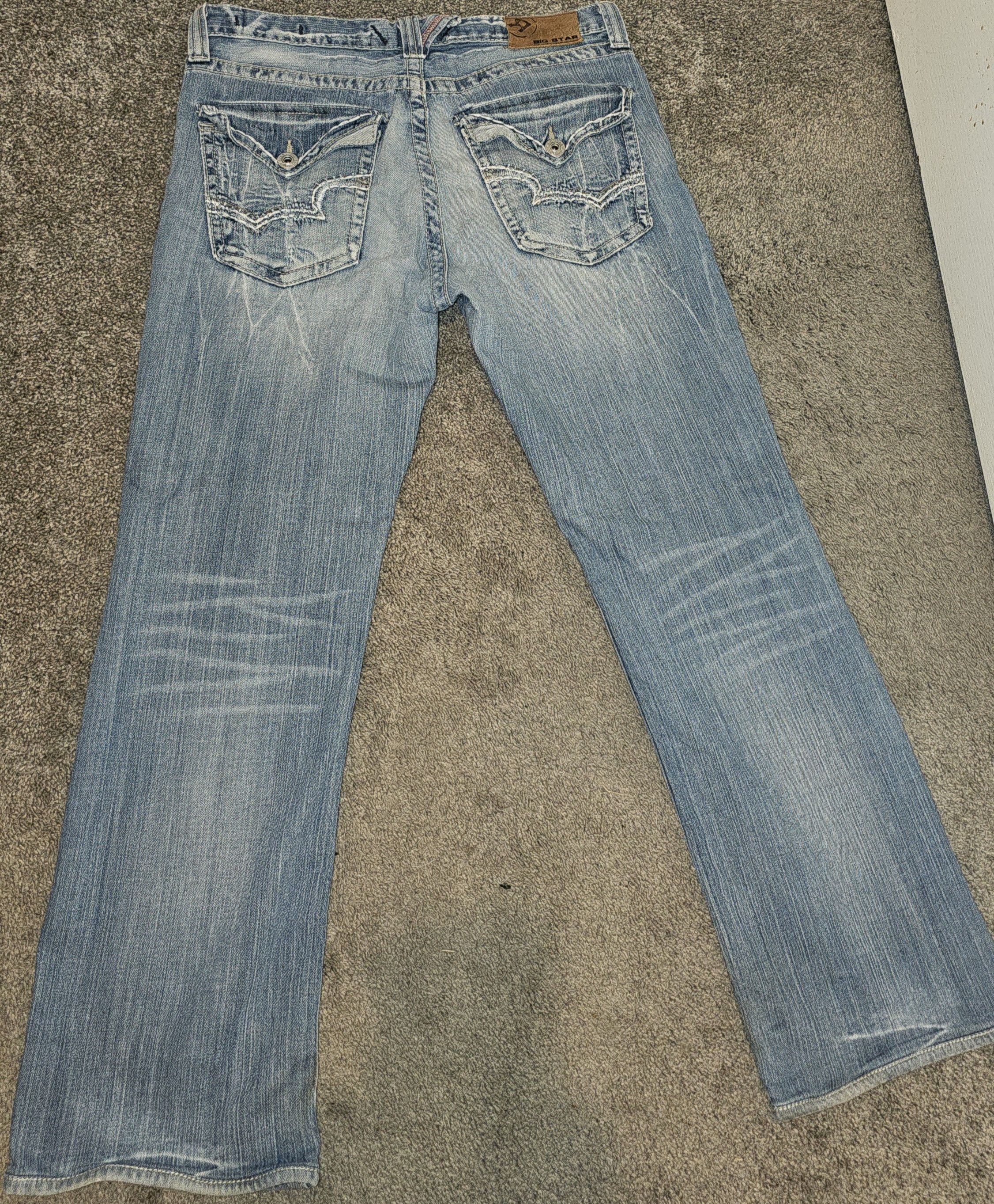 Big Star Big Star Vintage Bootcut Denim Jeans Size US 32 / EU 48 - 2 Thumbnail
