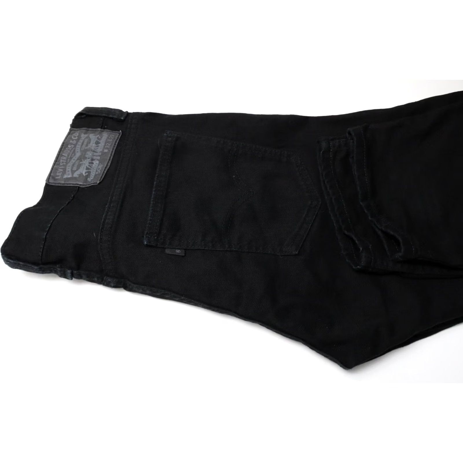 Levi's Levi's 508 Jeans Men's W32/L29 Black Denim Tapered Zip Fly Stretched Size US 32 / EU 48 - 5 Thumbnail
