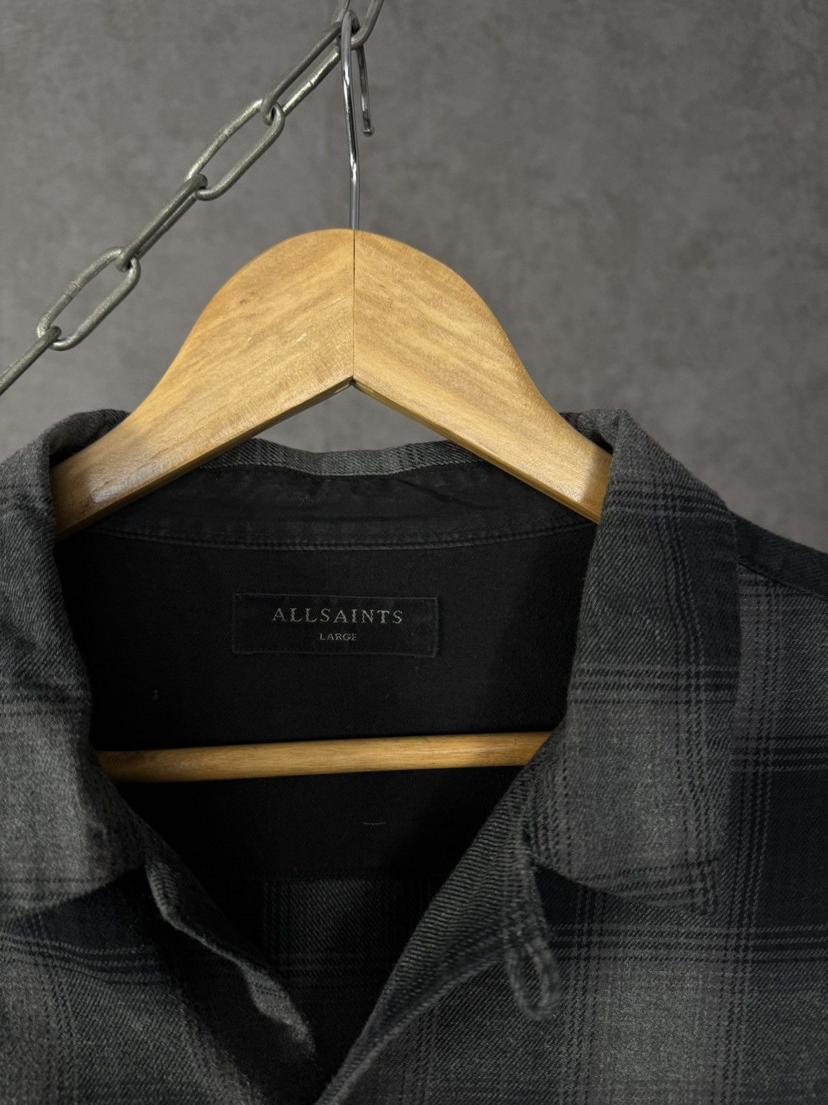 Allsaints Allsaints designer flannel shirt Size US L / EU 52-54 / 3 - 4 Thumbnail