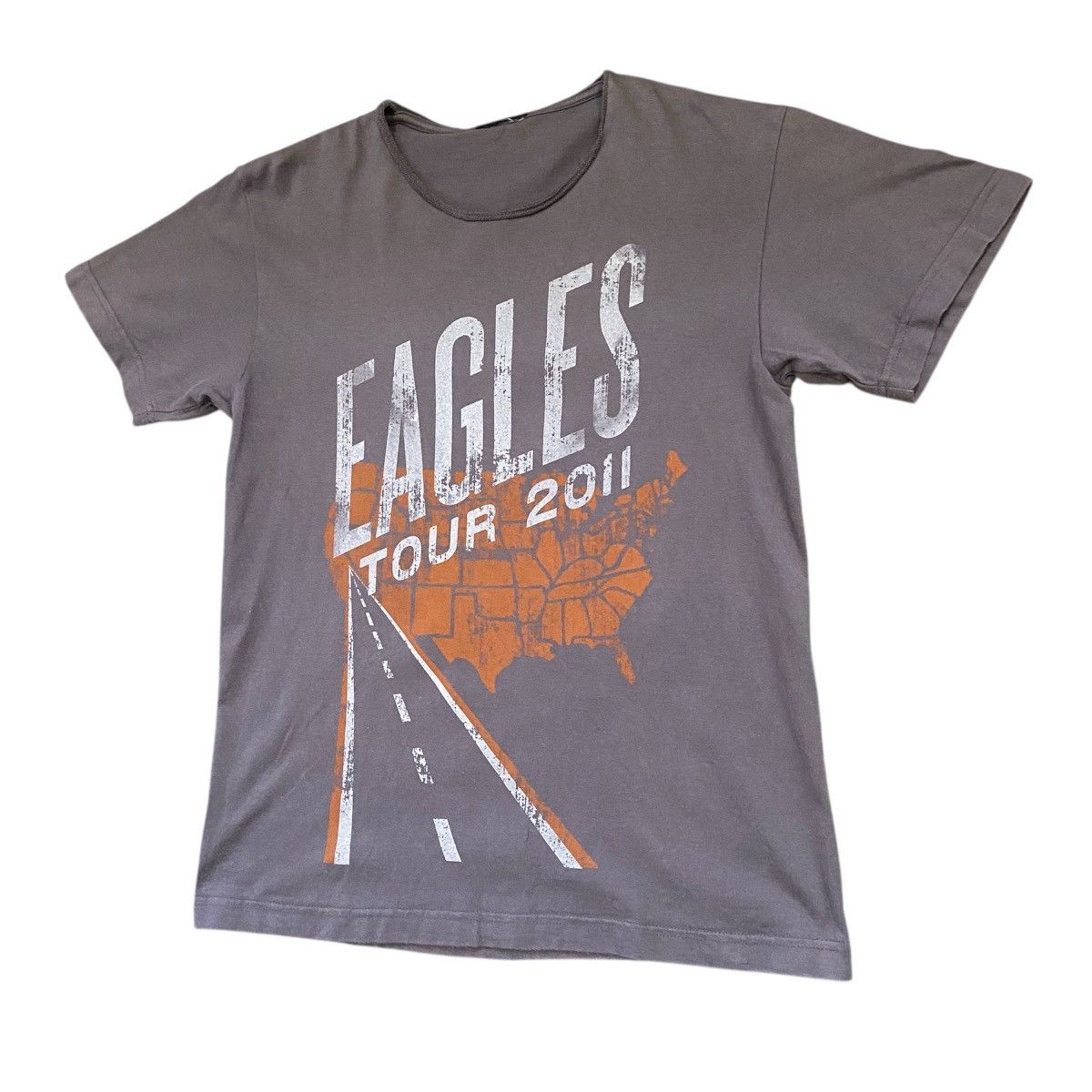 Band Tees Vintage Eagles Tour 2011 Asia Concert T-Shirt | Gray Size US S / EU 44-46 / 1 - 2 Thumbnail