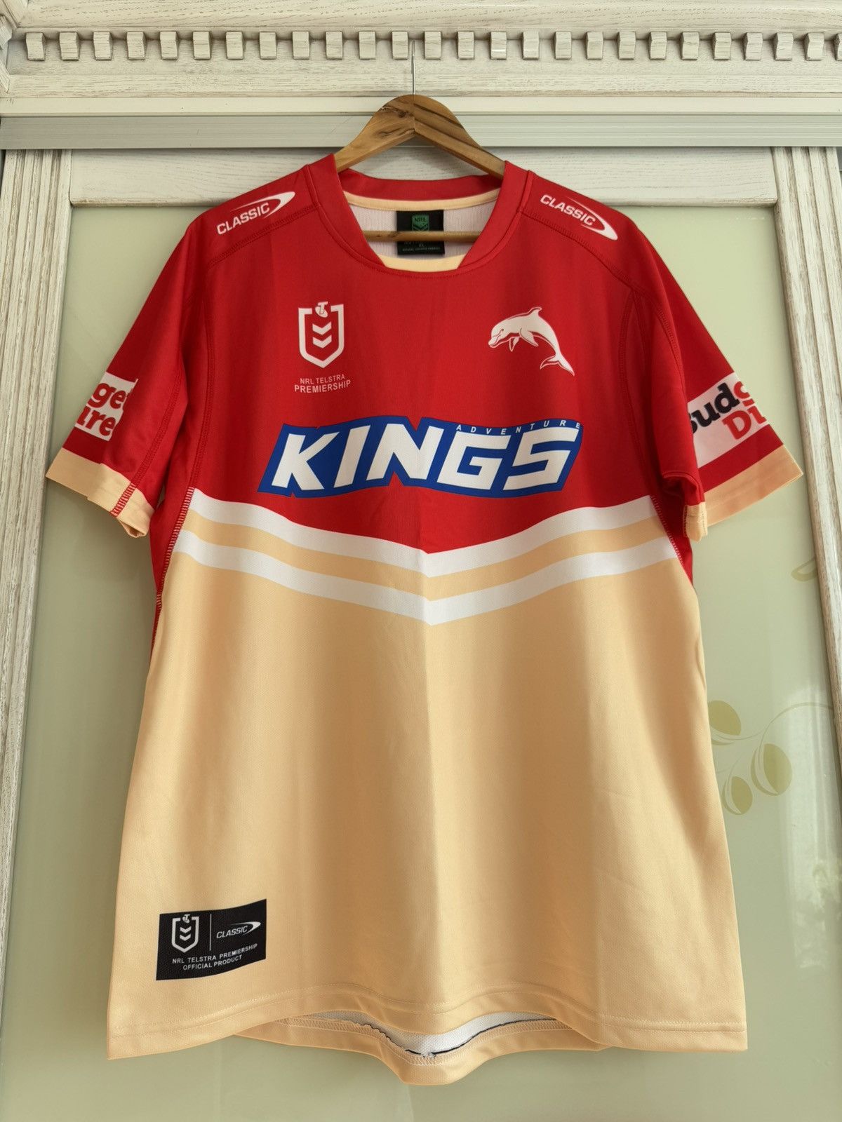 Other Dolphins 2023-2024 NRL Rugby Jersey Kit Shirt Size US XL / EU 56 / 4 - 5 Thumbnail