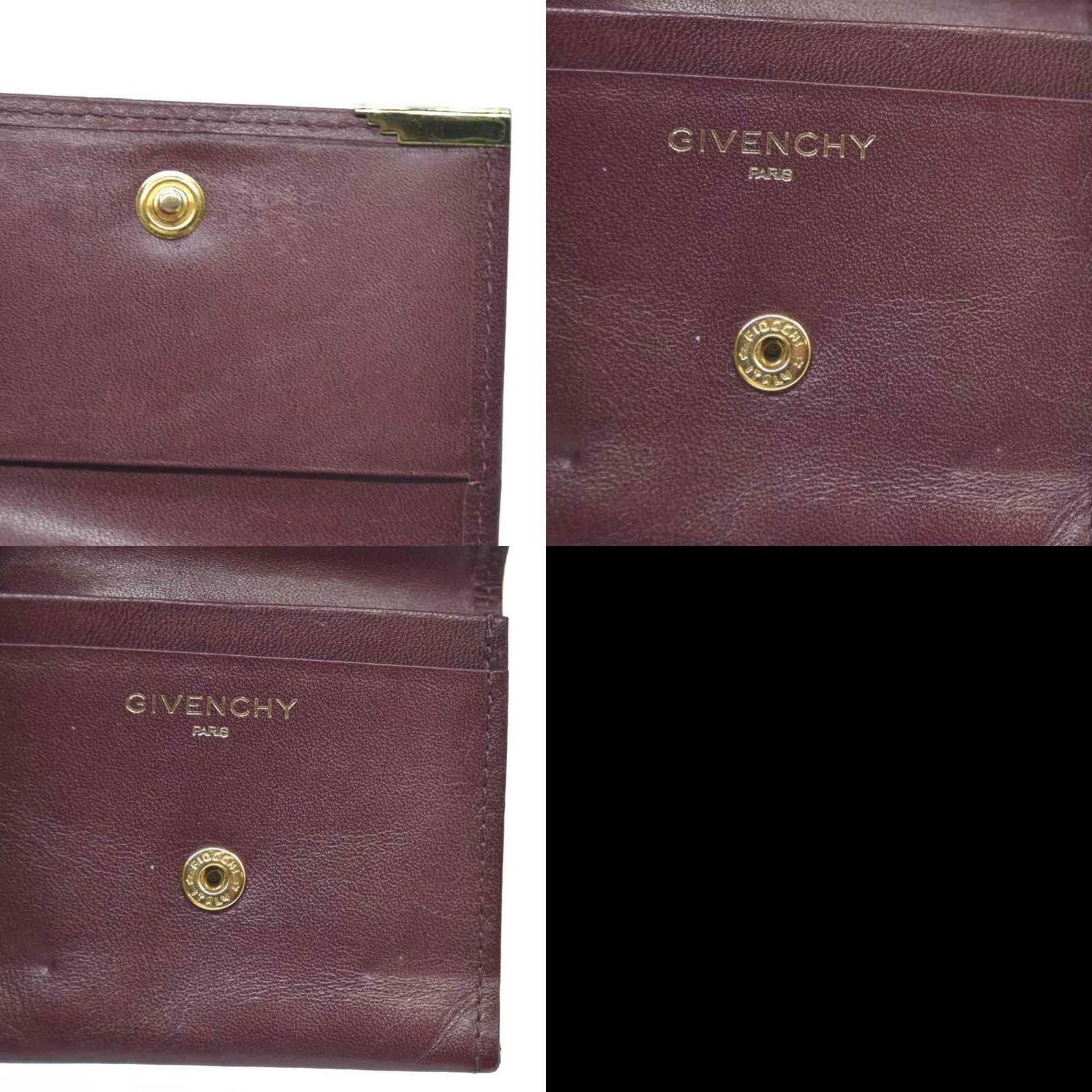 Givenchy Givenchy Burgundy with Gold Hardware Coin Purse Size ONE SIZE - 4 Thumbnail