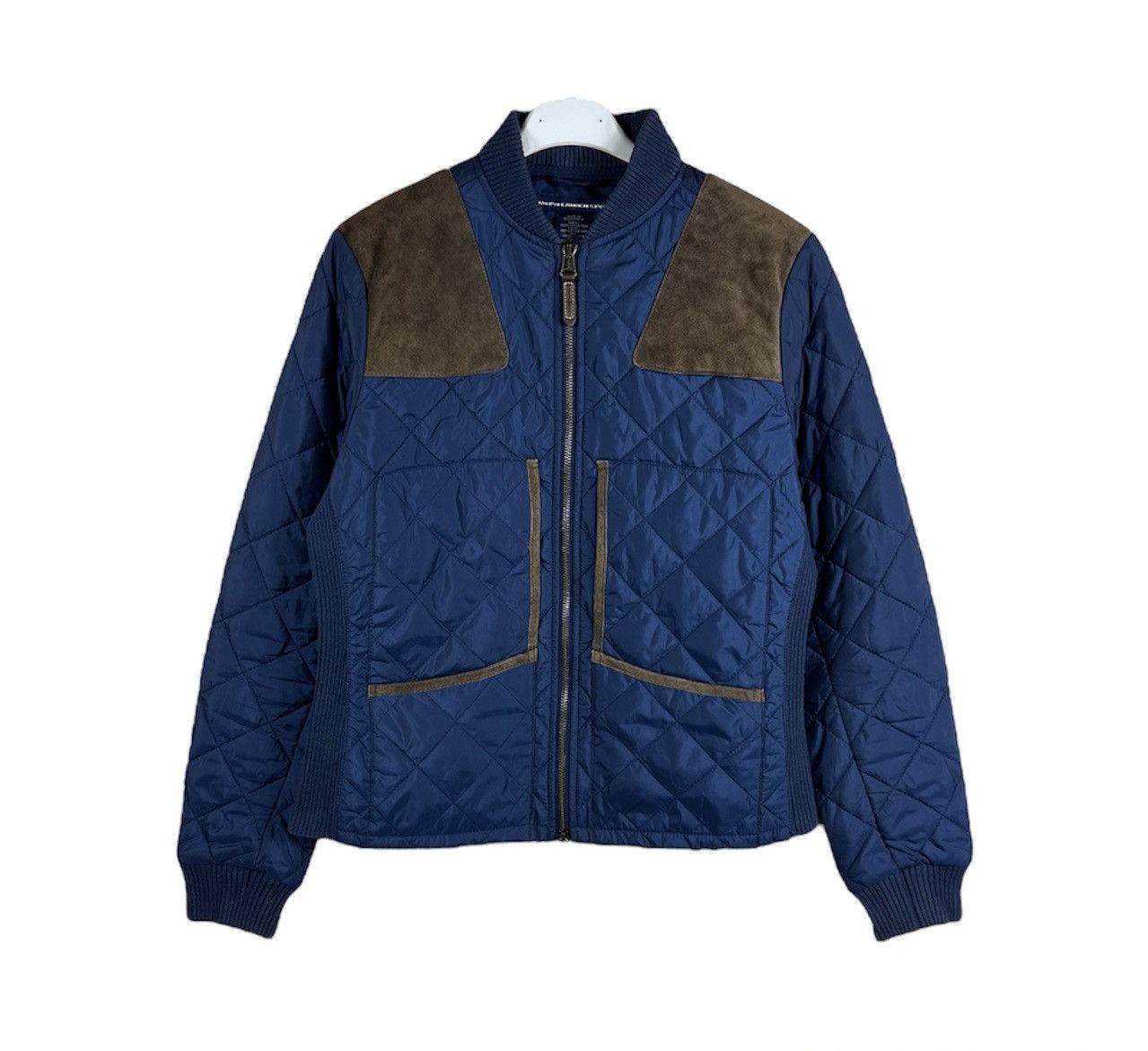 Ralph Lauren Vintage Ralph Lauren Sport suede leather quilted down jacket Size M / US 6-8 / IT 42-44 - 1 Thumbnail