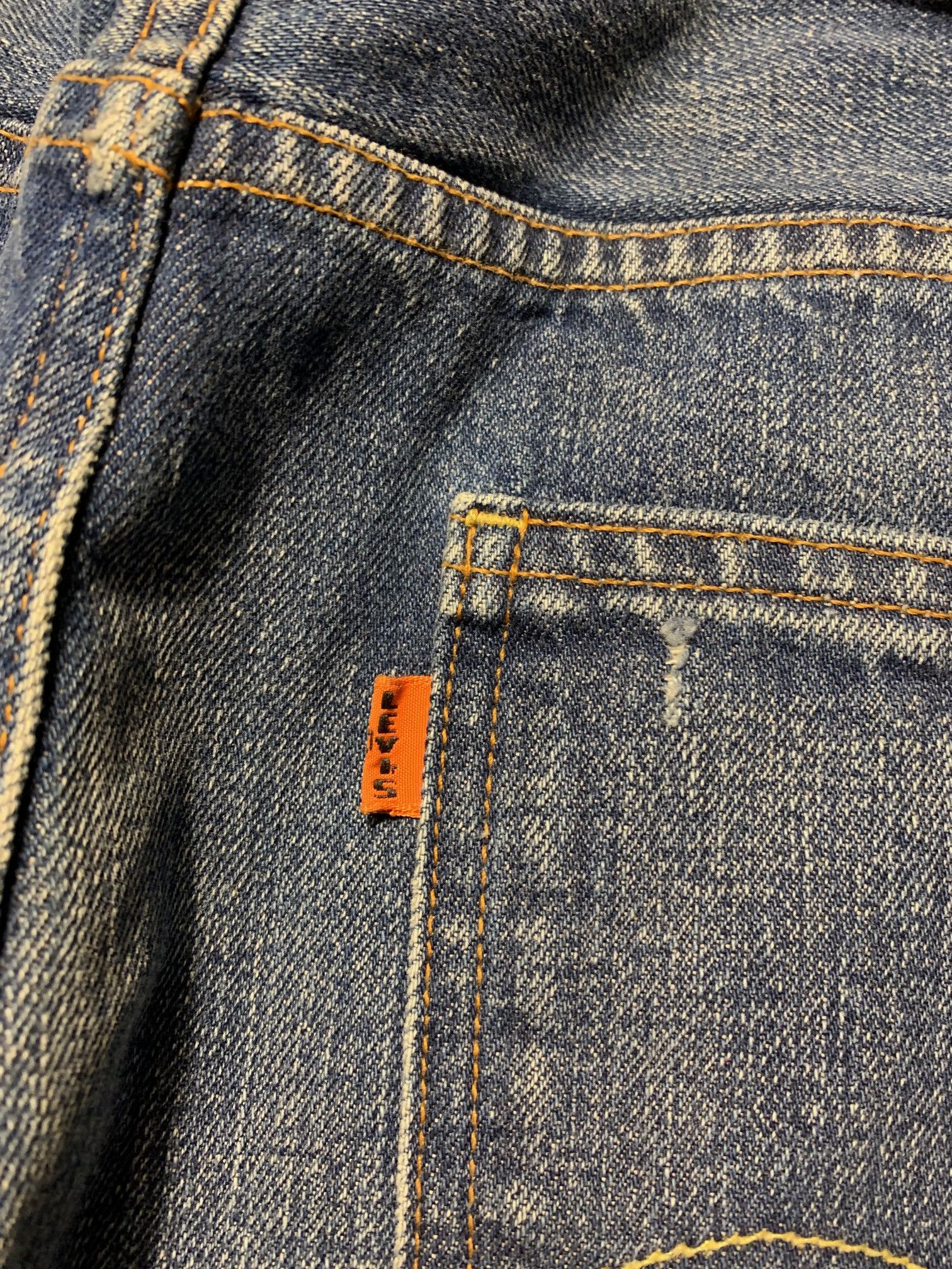 Levi's Vintage Clothing LVC SS18 606 Slim "Forever Blue" Orange Tab Jeans Big E Size US 38 / EU 54 - 3 Thumbnail